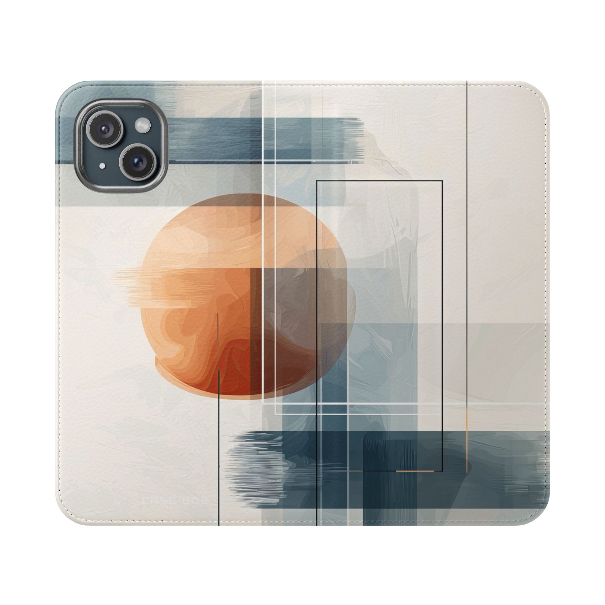 Amber Orbit - iPhone 15 Plus Case - Wallet