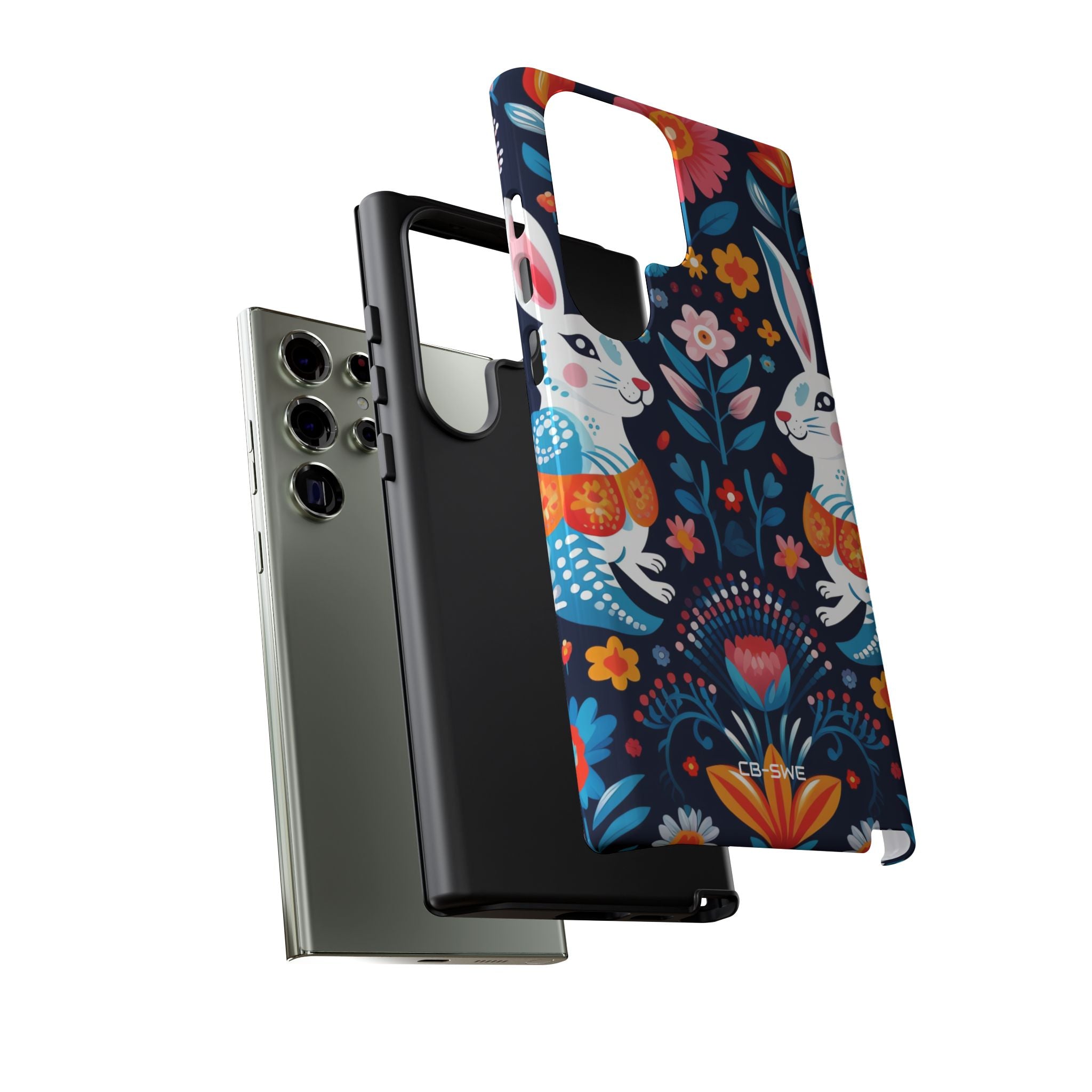 Bunnies Hop Flowers - Samsung Case