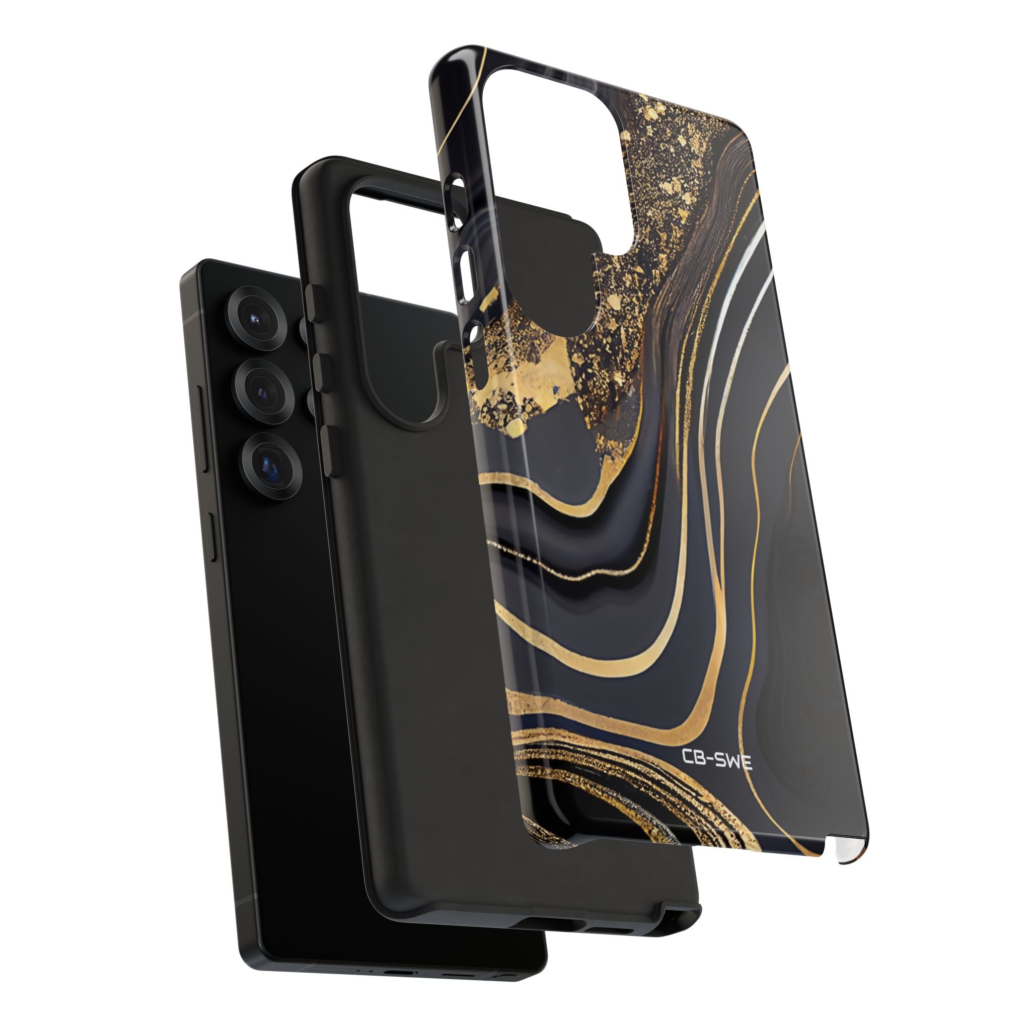Elegant Gold Streams - Samsung Case