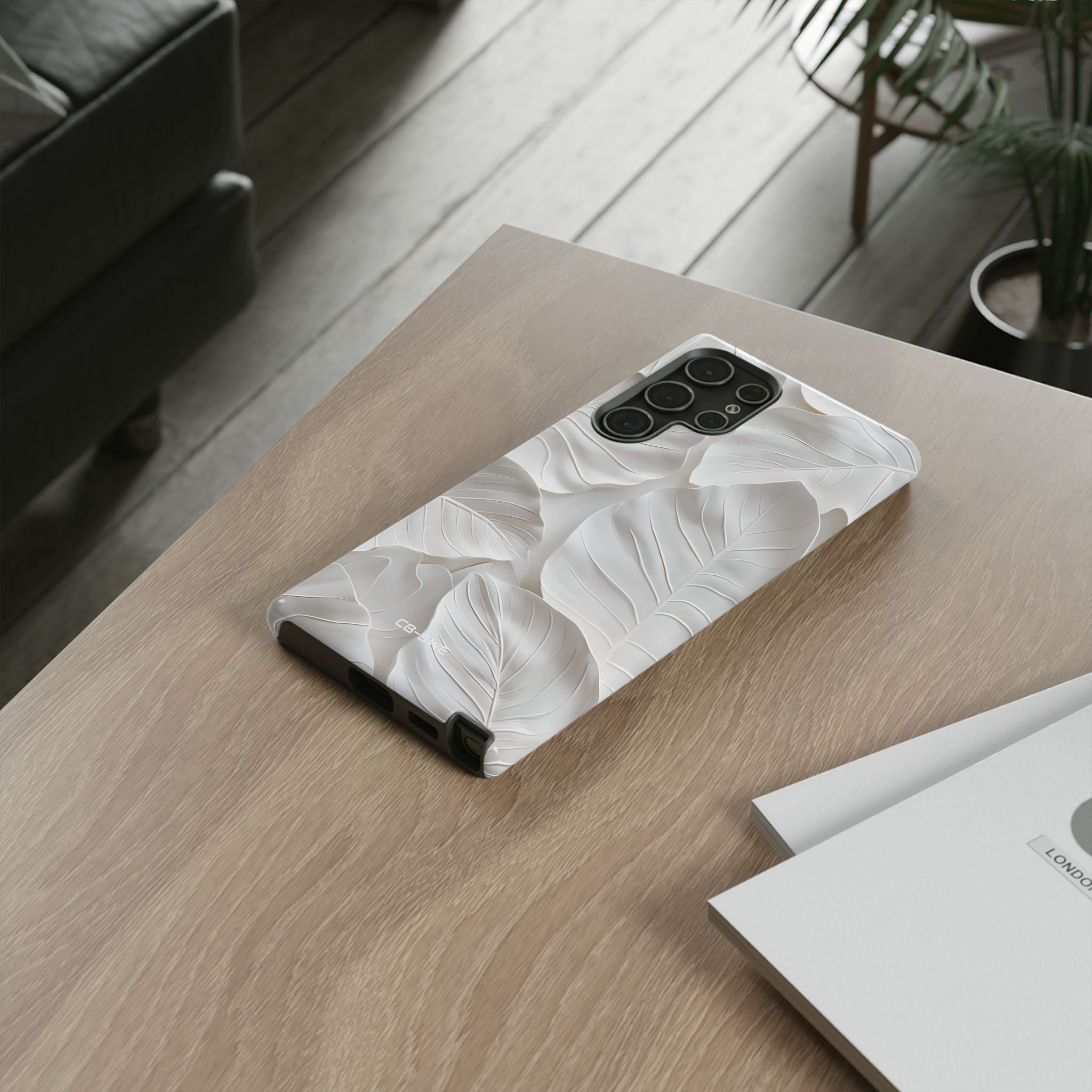 Elegant Leaf Relief - Samsung Case