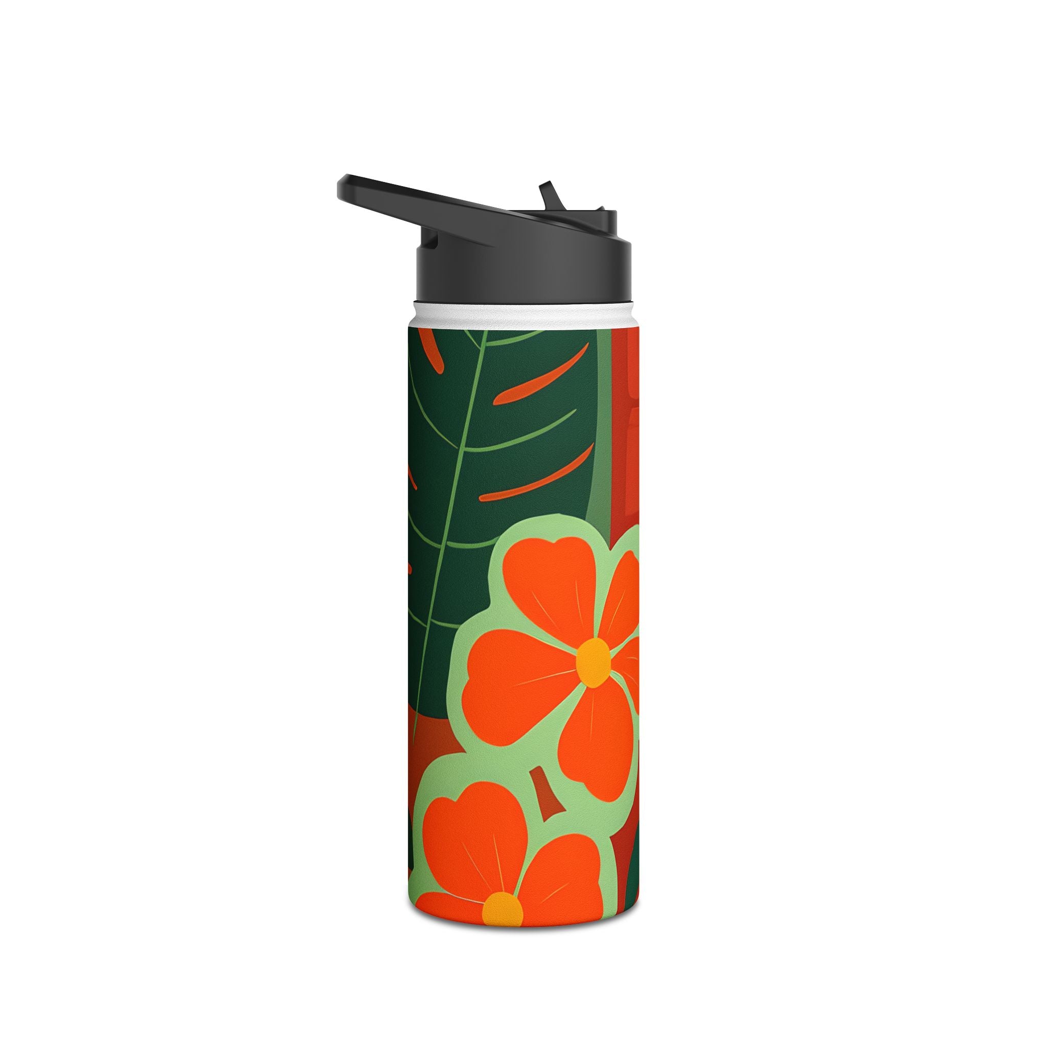 Orange Blossom Mosaic - Stainless Steel Water Bottle