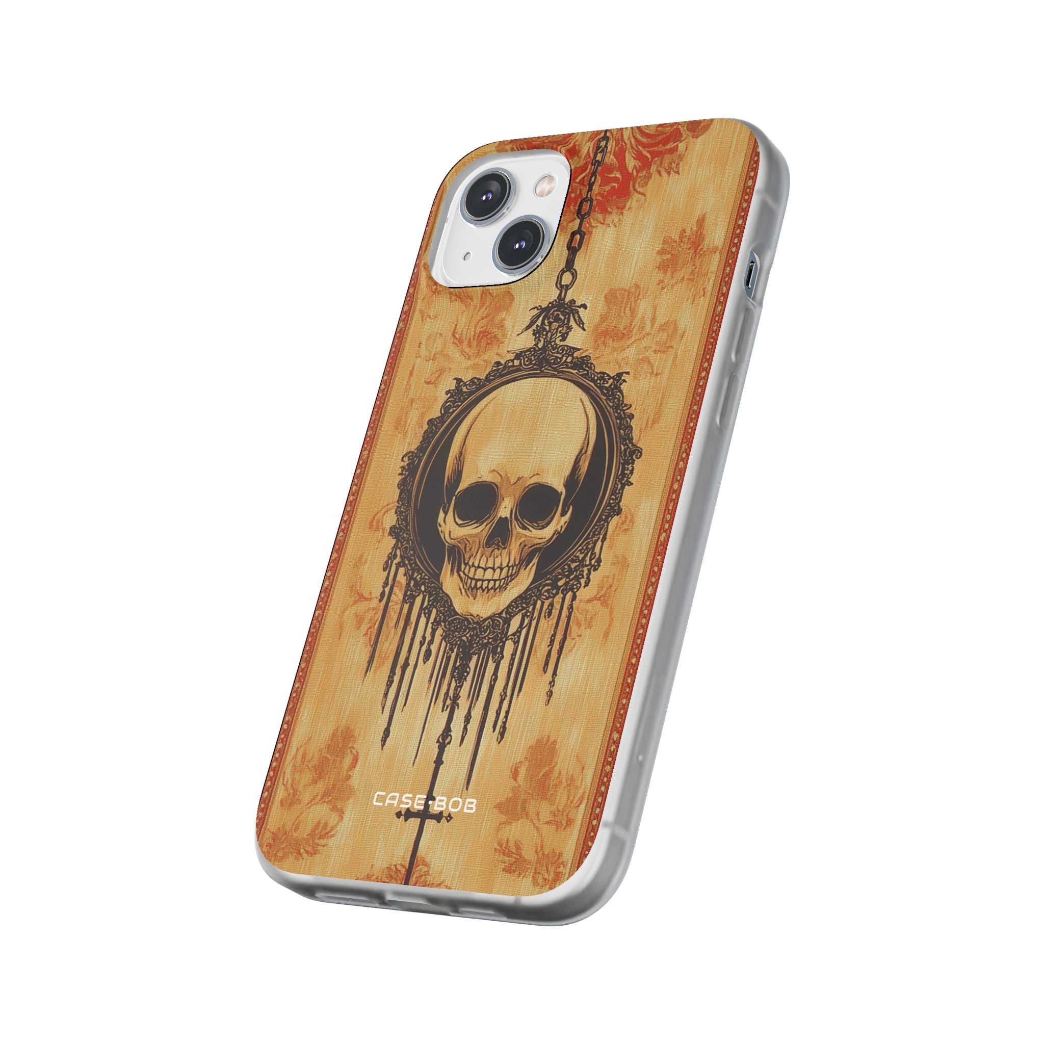 Skull Pendant iPhone 14 Plus Case - Soft