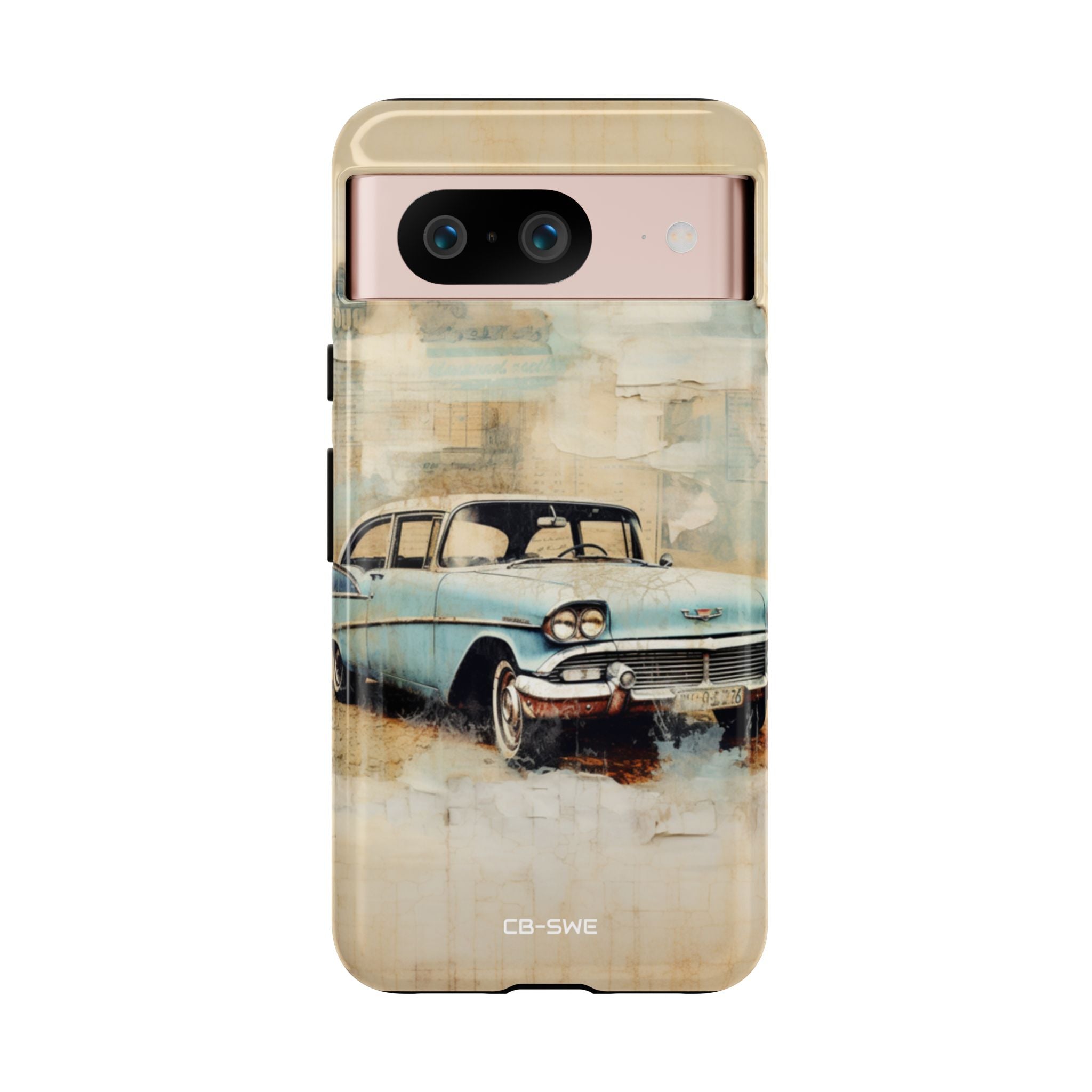 Vintage Car Collage - Google Pixel Case