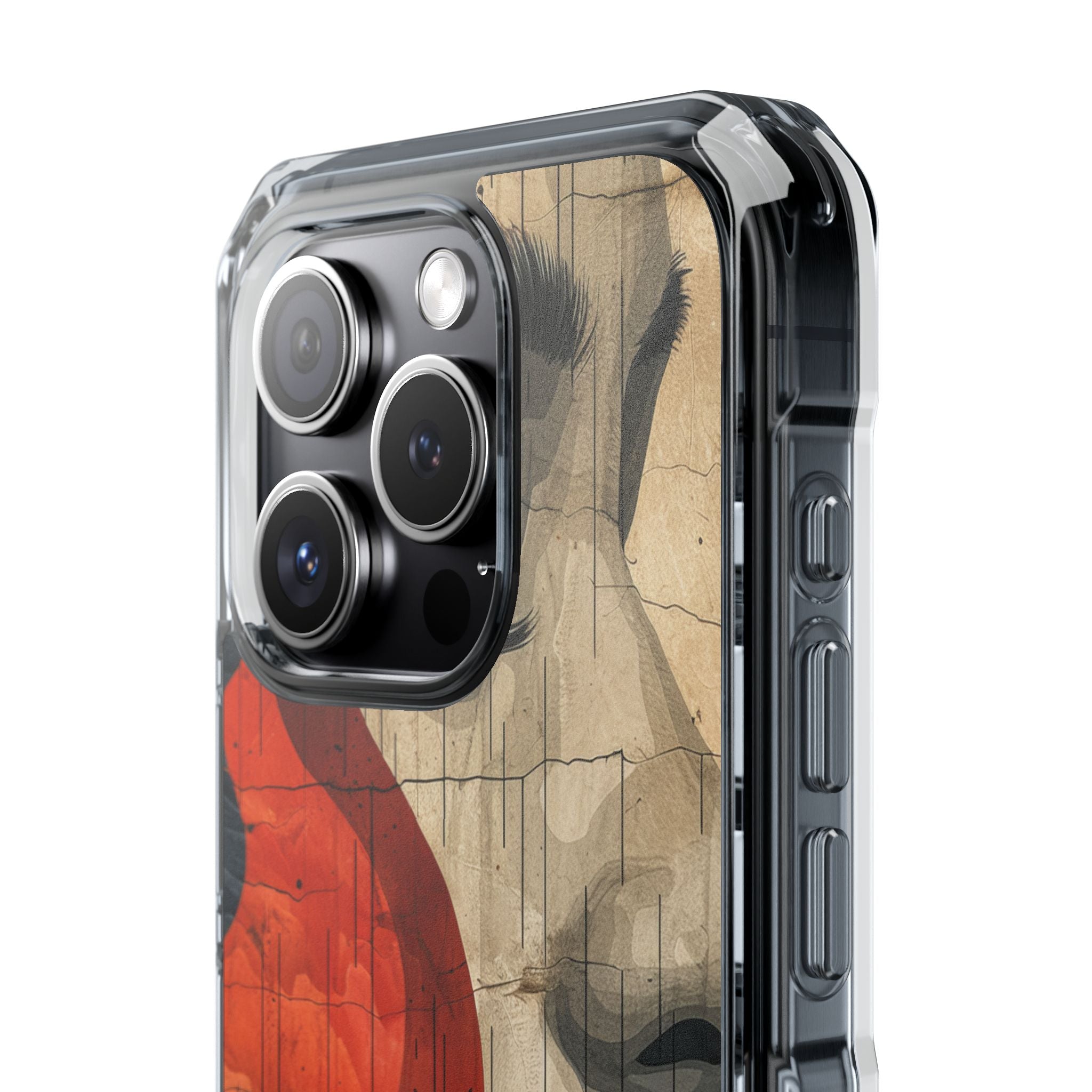 Crimson Flow Profile iPhone 15 - Impact Clear+