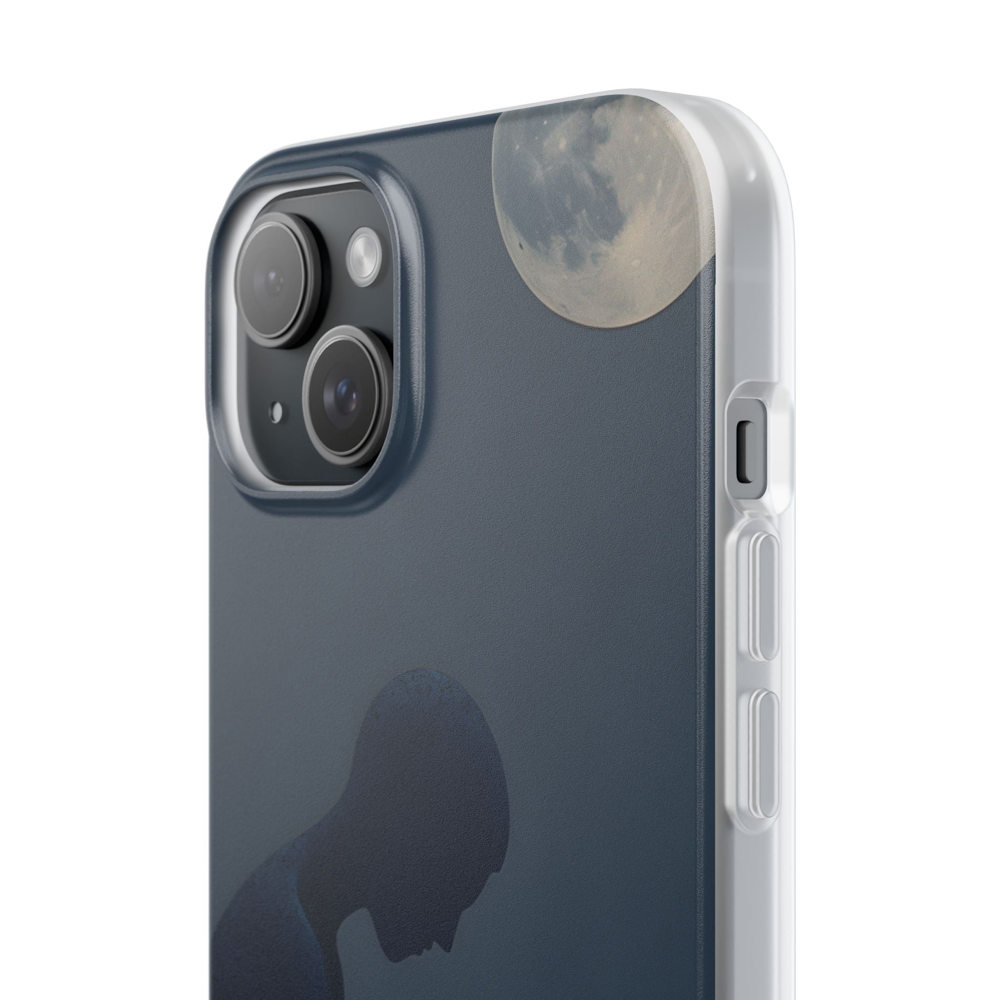 Moonlit Contemplation iPhone 15 Plus Case - Soft