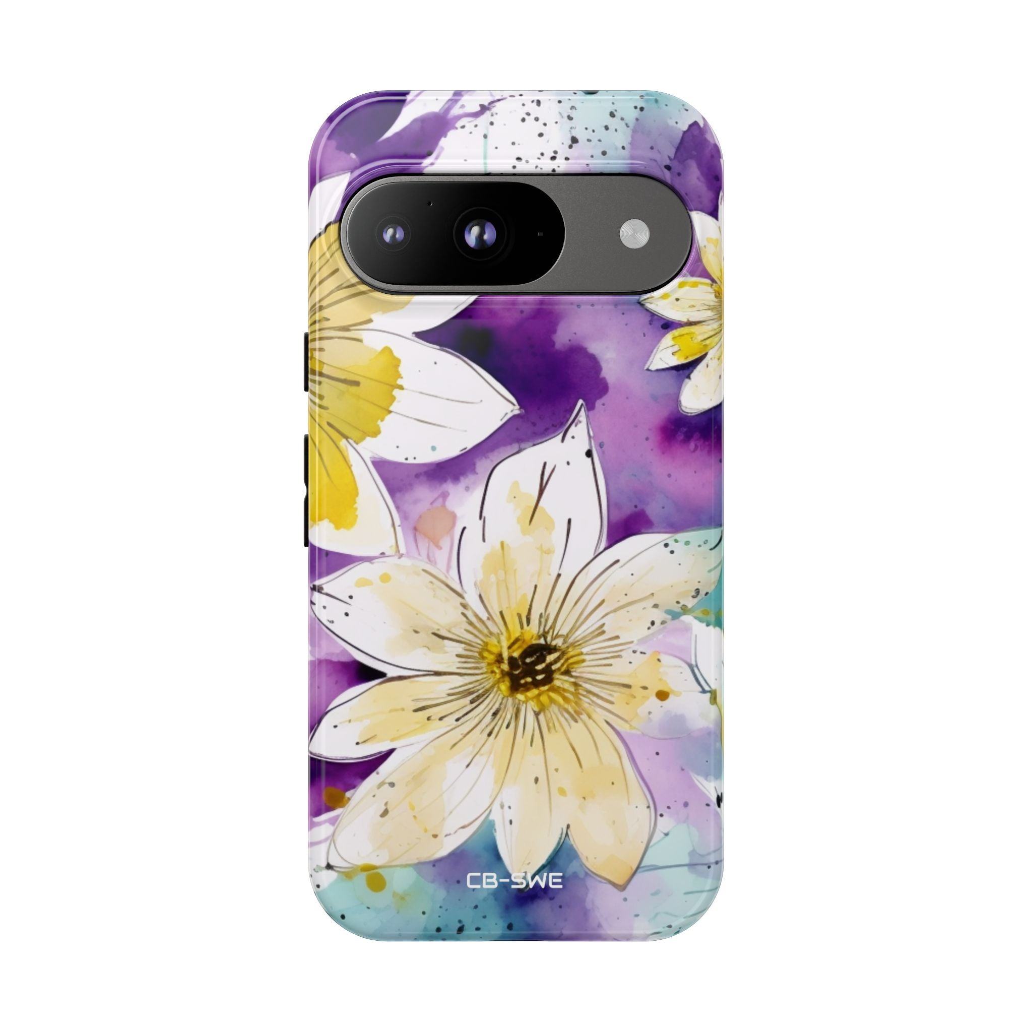 Vibrant Watercolor Flowers - Google Pixel Case