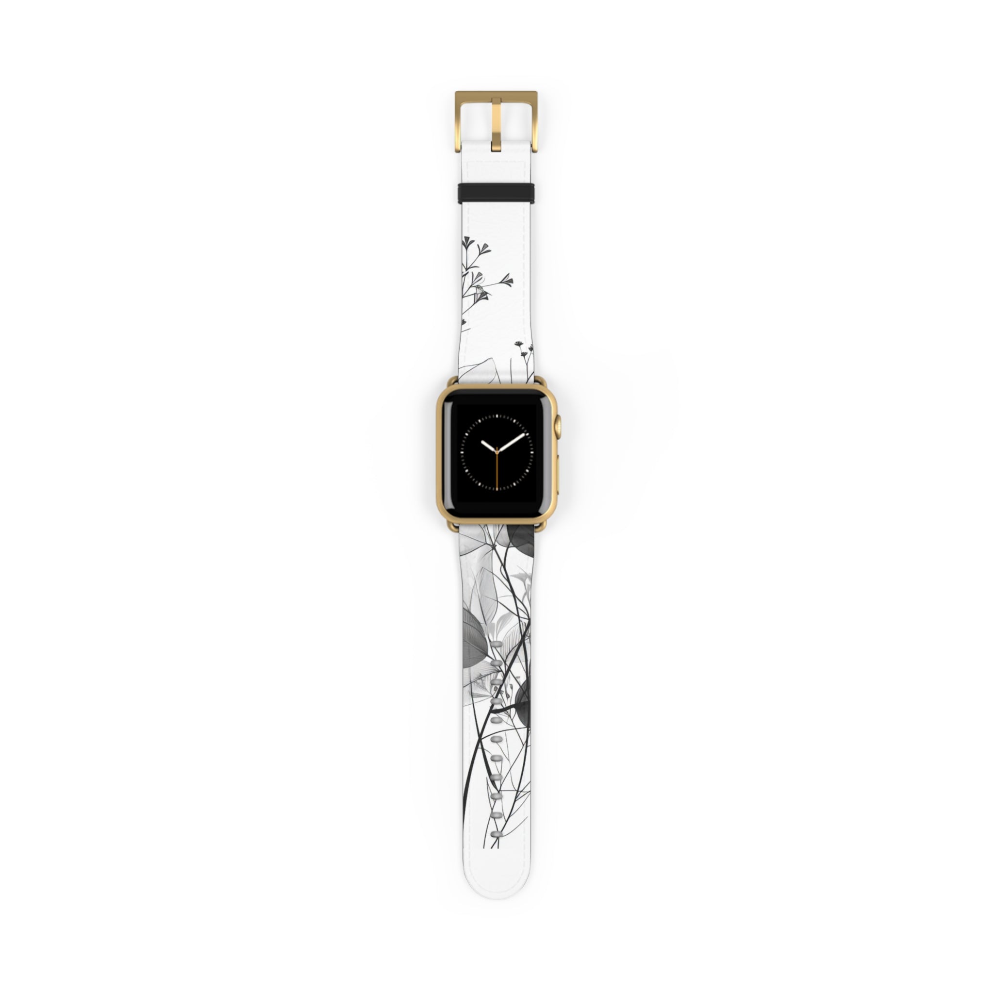 Silver Leaves - Watch Band