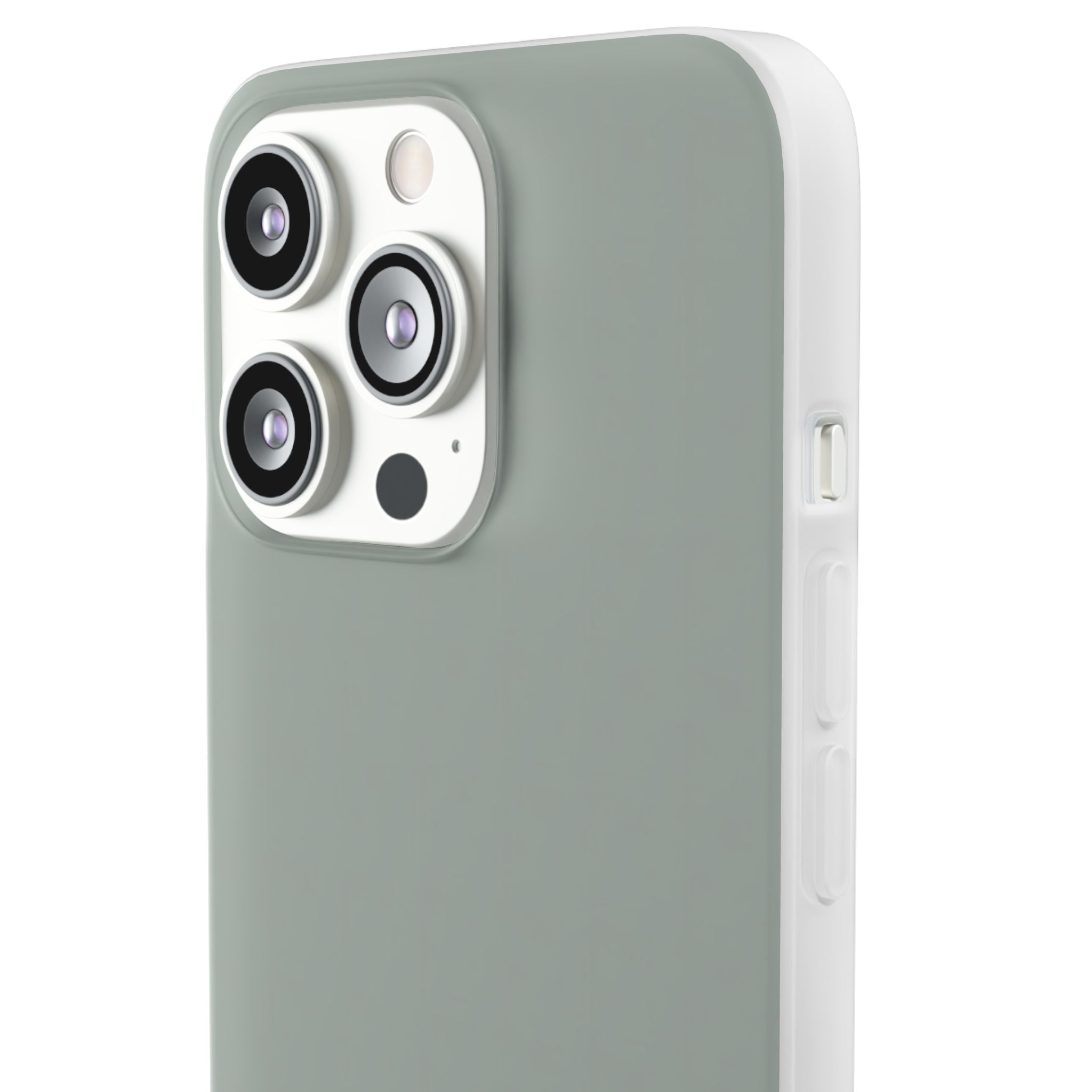 Aschgraue iPhone-Hülle – Flexi