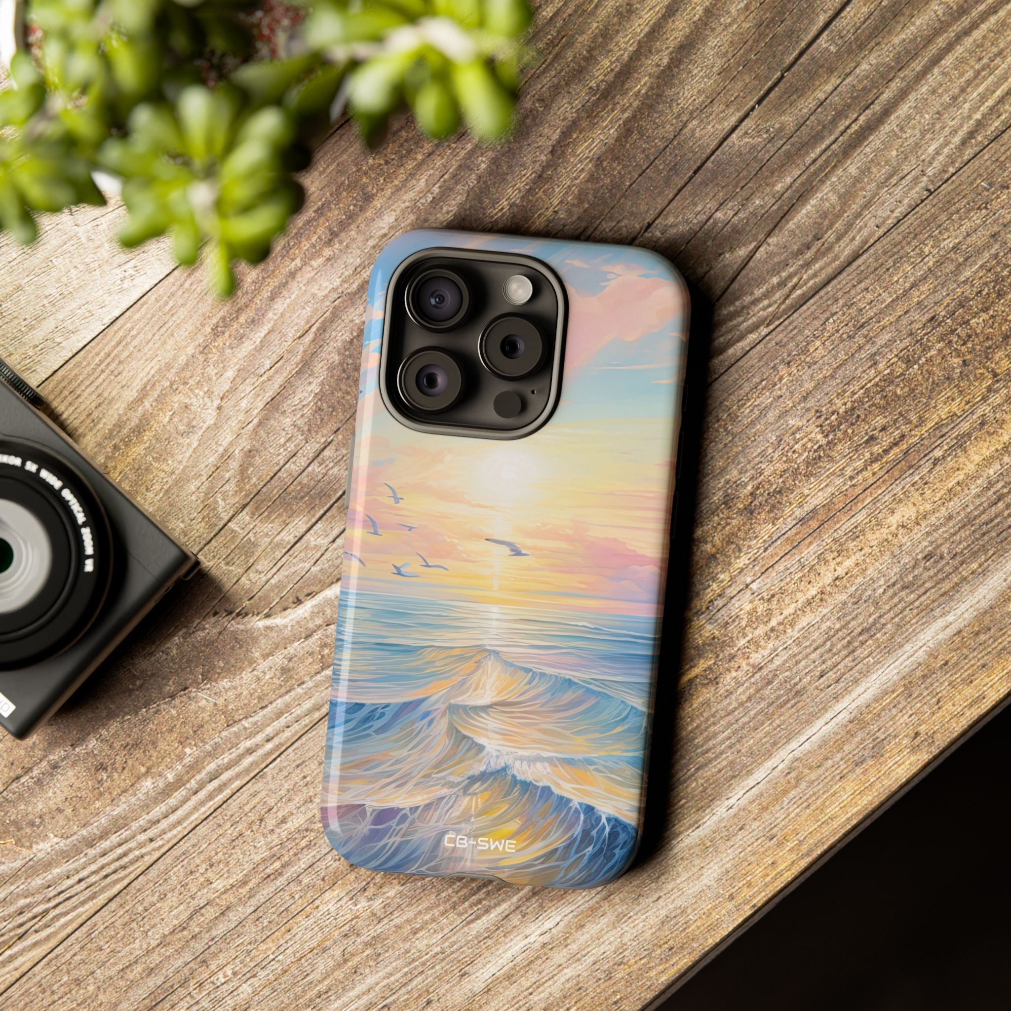Gentle Waves Embrace - iPhone Case