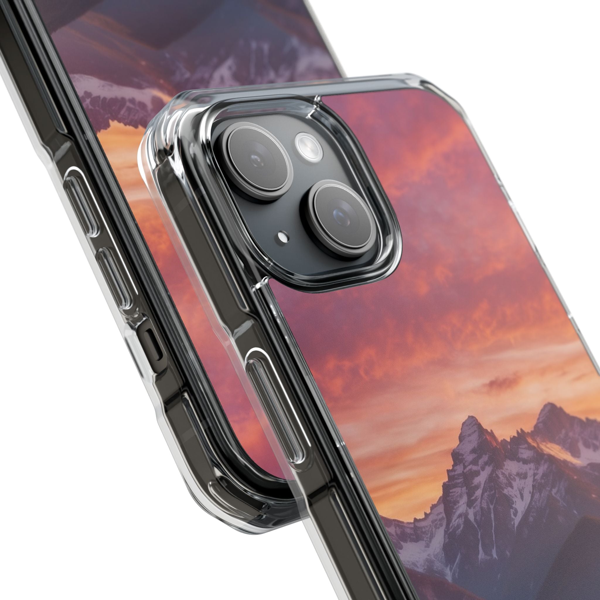 Snowy Peak Glow iPhone 15 Case - Impact