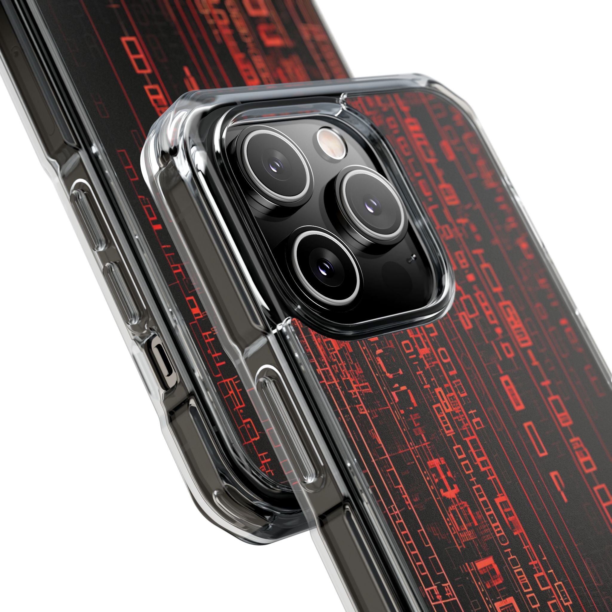 Neon Circuit Dreams iPhone 14 - Impact Clear+