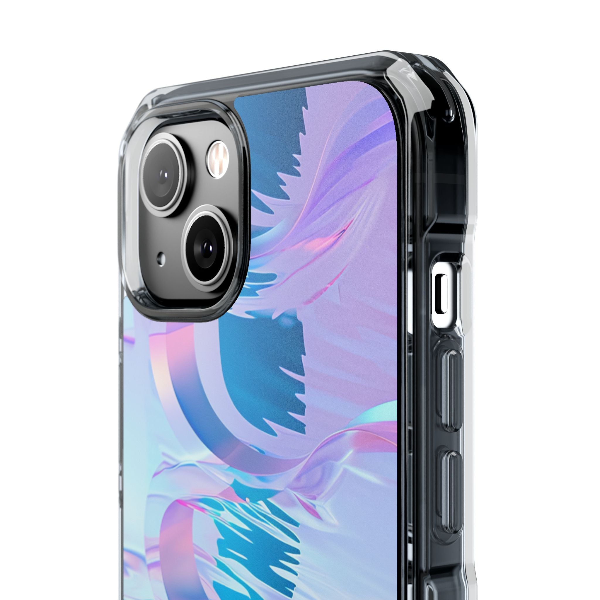 Iridescente Stromende Golven iPhone 14 - Impact Clear+