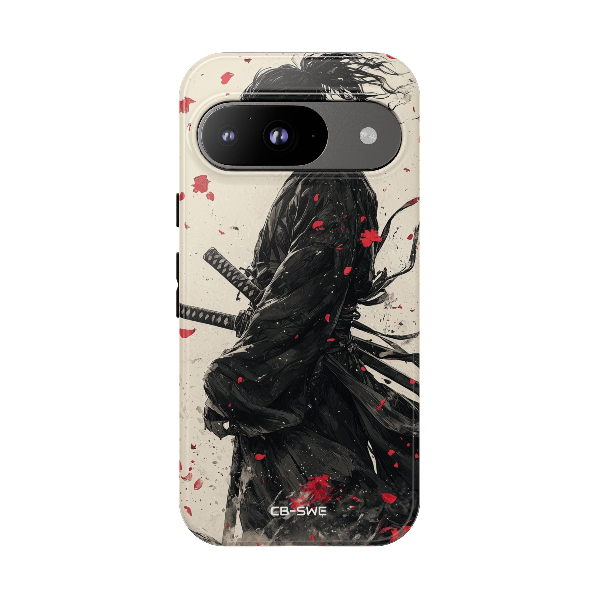 Falling Samurai Petals - Google Pixel Case