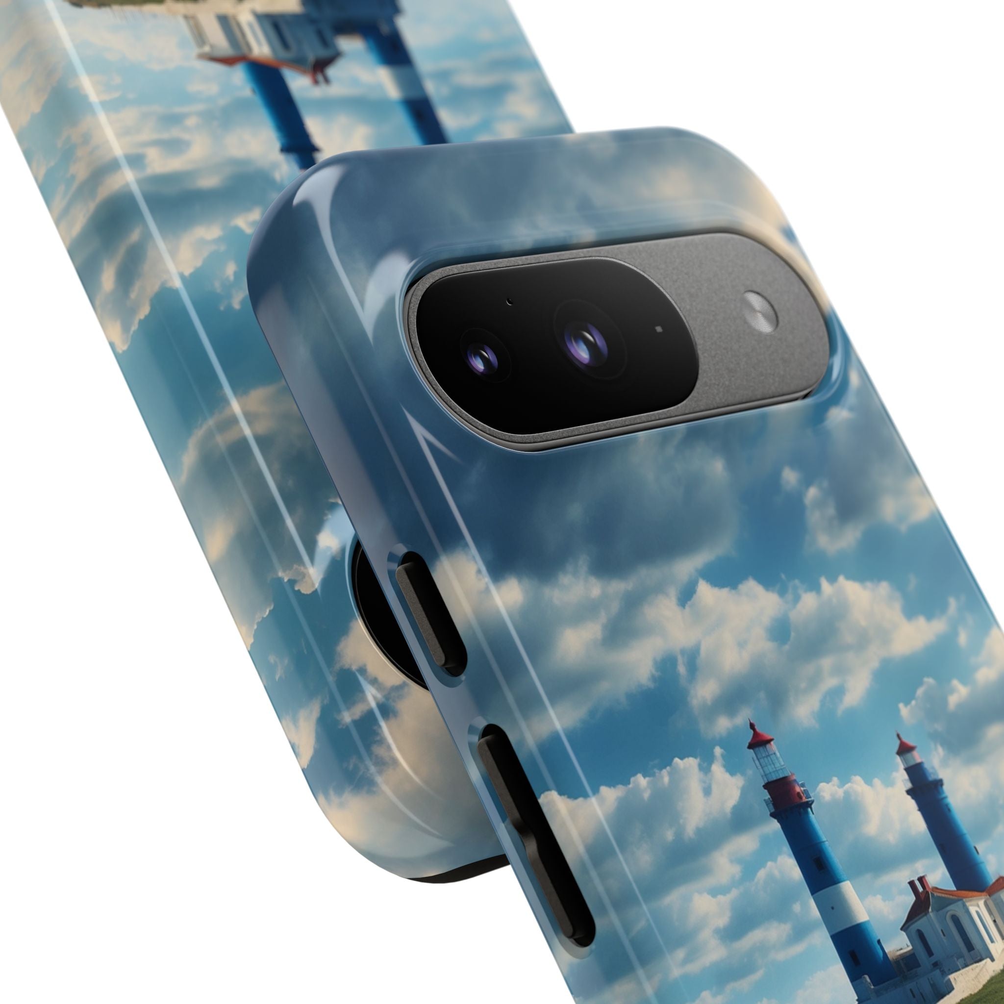 Lighthouse Guards Waves - Google Pixel Case