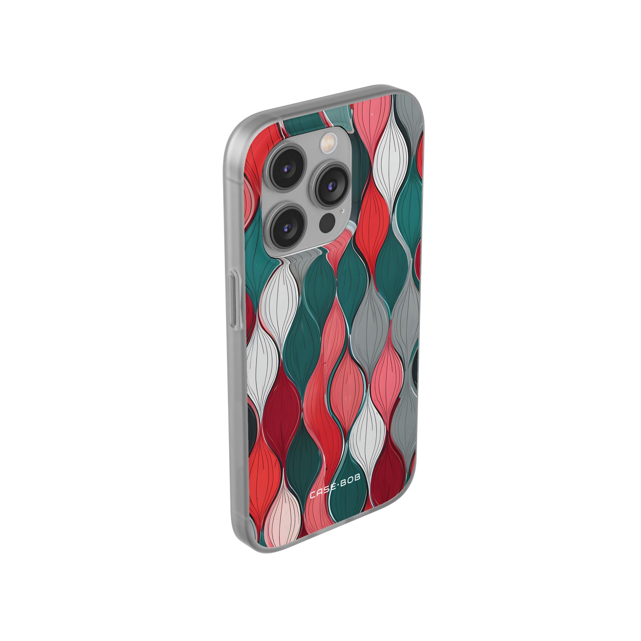 Leaf Cascade Teal iPhone 14 Pro Case - Soft