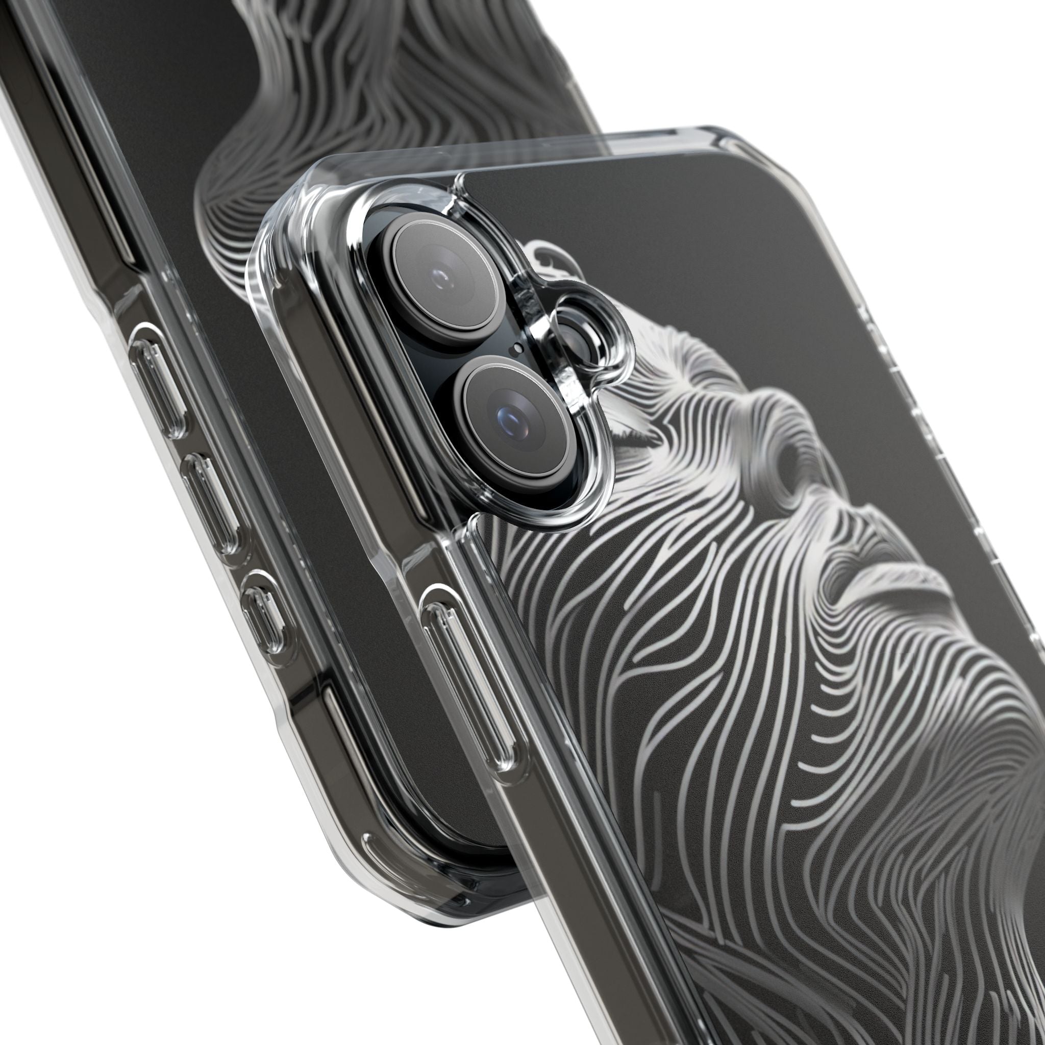 Fluid Face Lines iPhone 16 – Impact Clear+