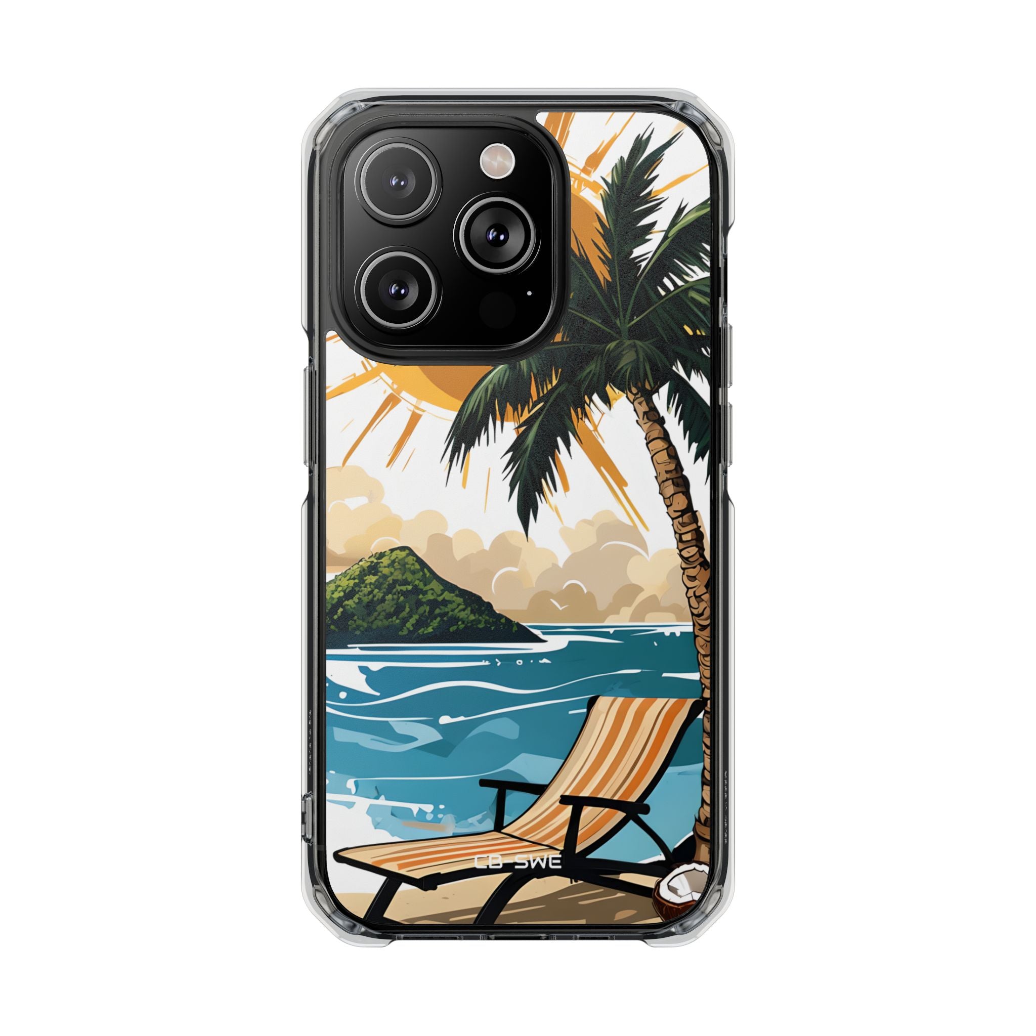 Sunny Tropical Escape iPhone Case - Impact