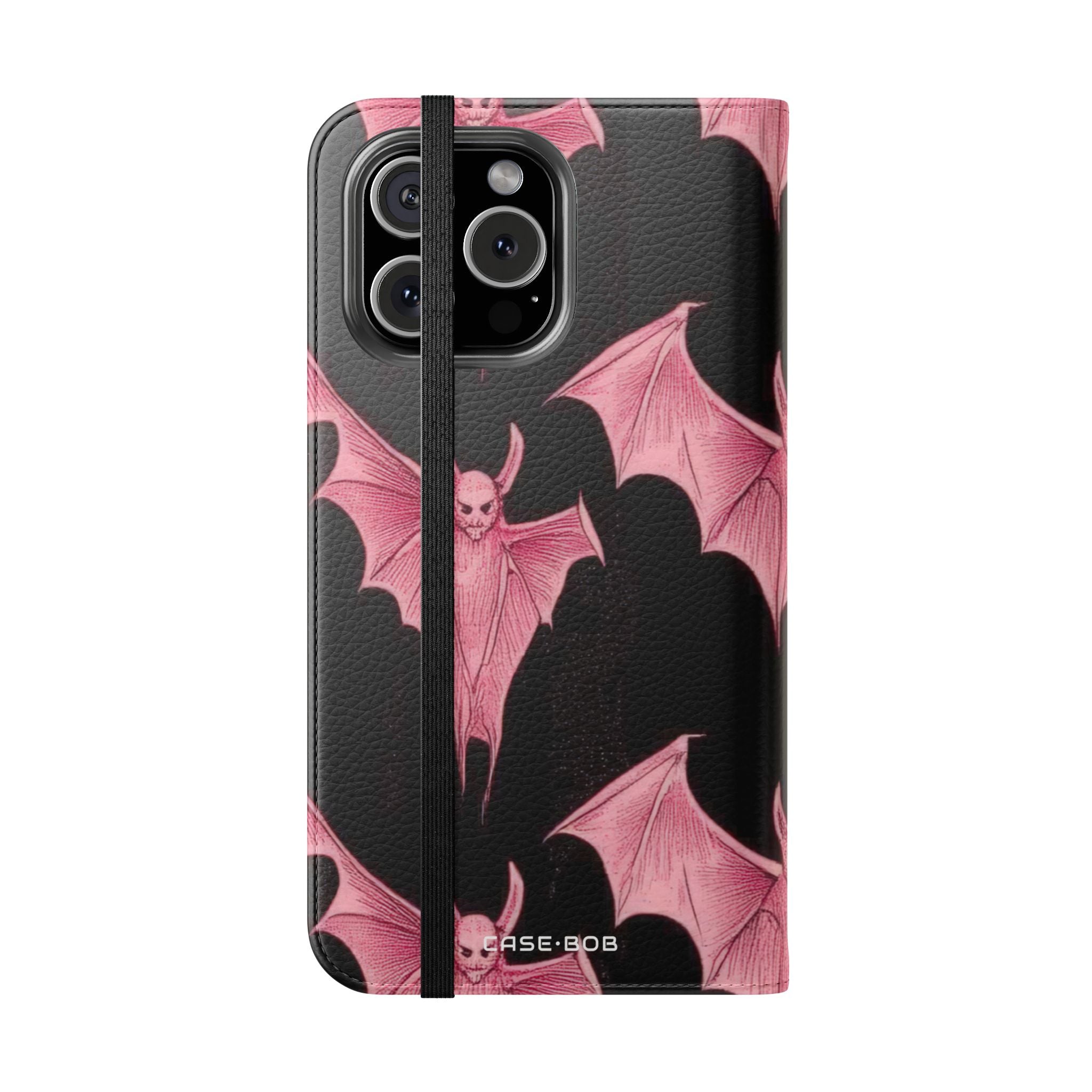 Pink Batwave - iPhone 16 Max Case - Wallet