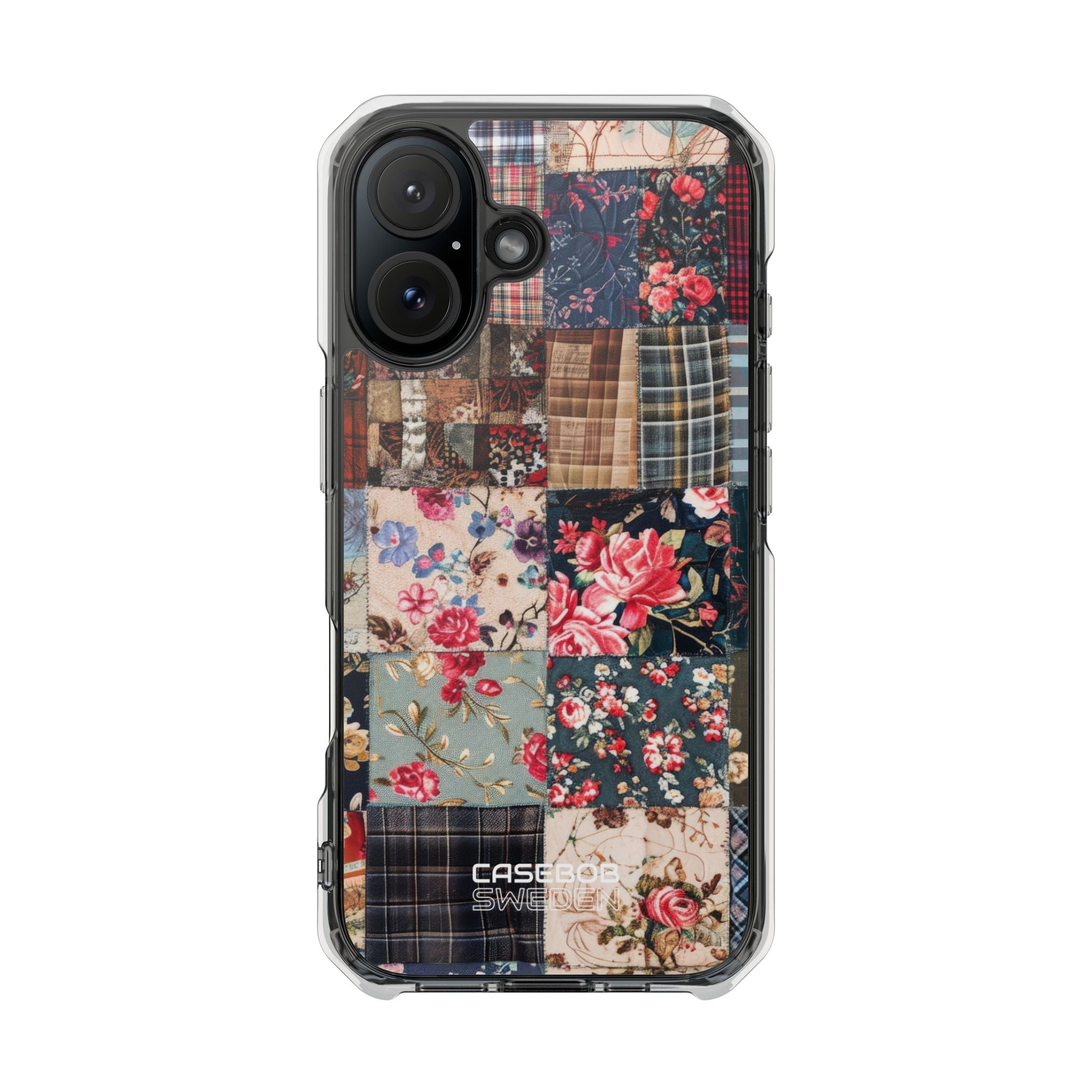 Patchwork Floral Quilt iPhone 16 - Impact Clear+