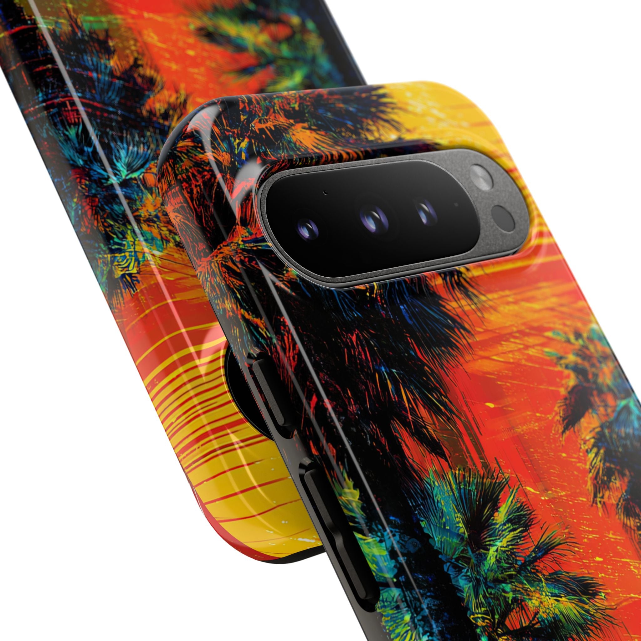 Tropical Sunburst Google Pixel 9 Pro Case - Tough