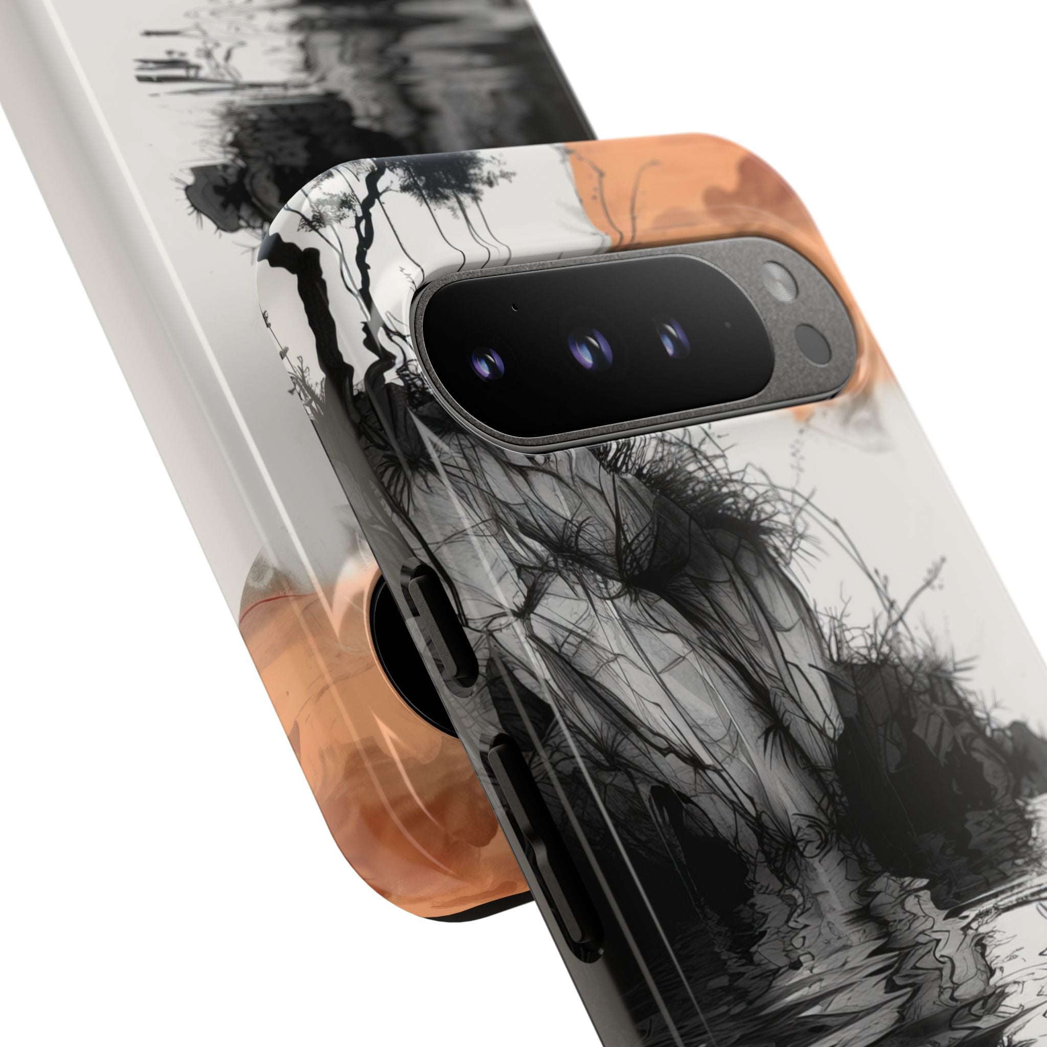 Riflesso della Luna Arancione Google Pixel 9 - Tough