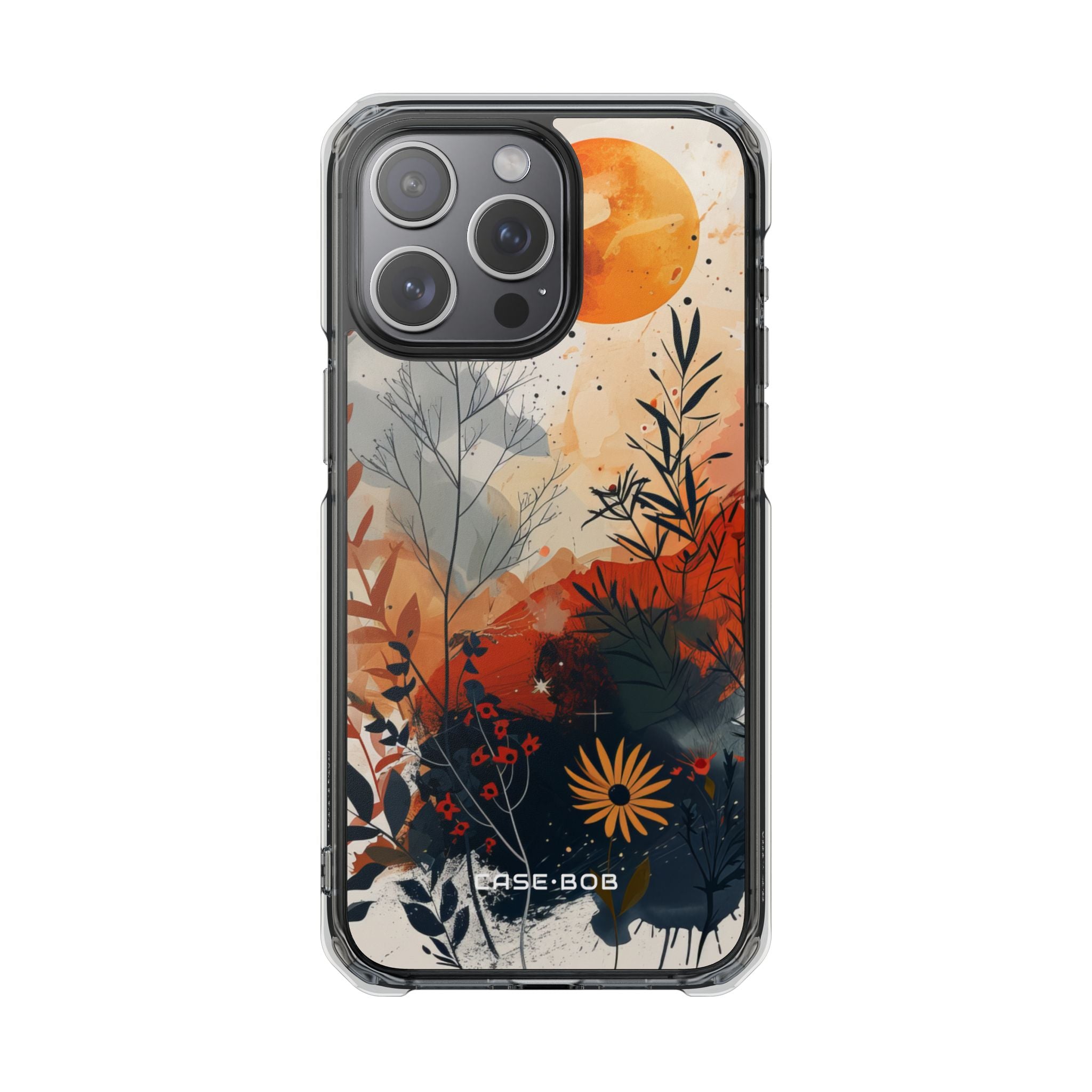 Orange Solstice iPhone 15 Pro Max Case - Impact