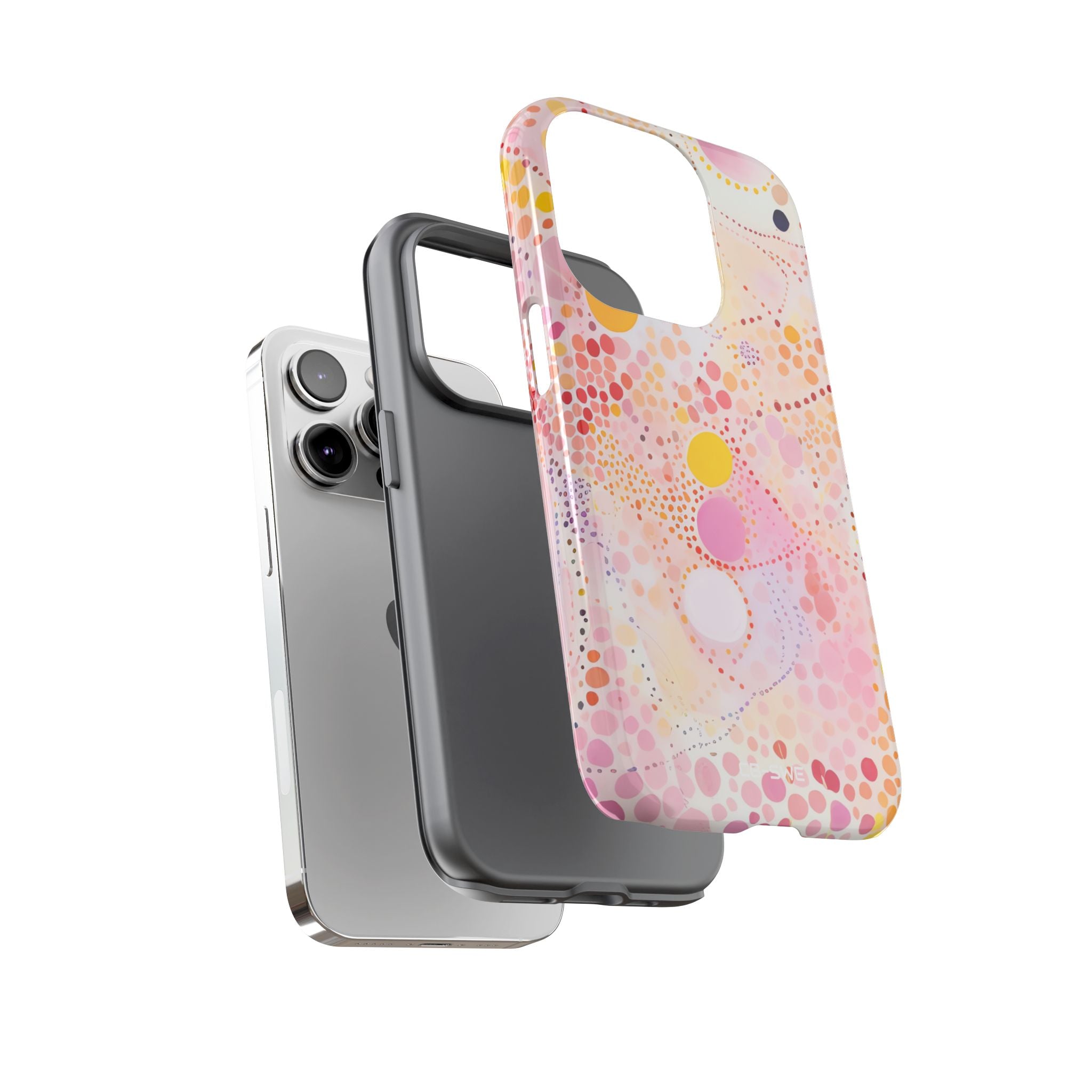 Bubbles Dance Light - iPhone Case