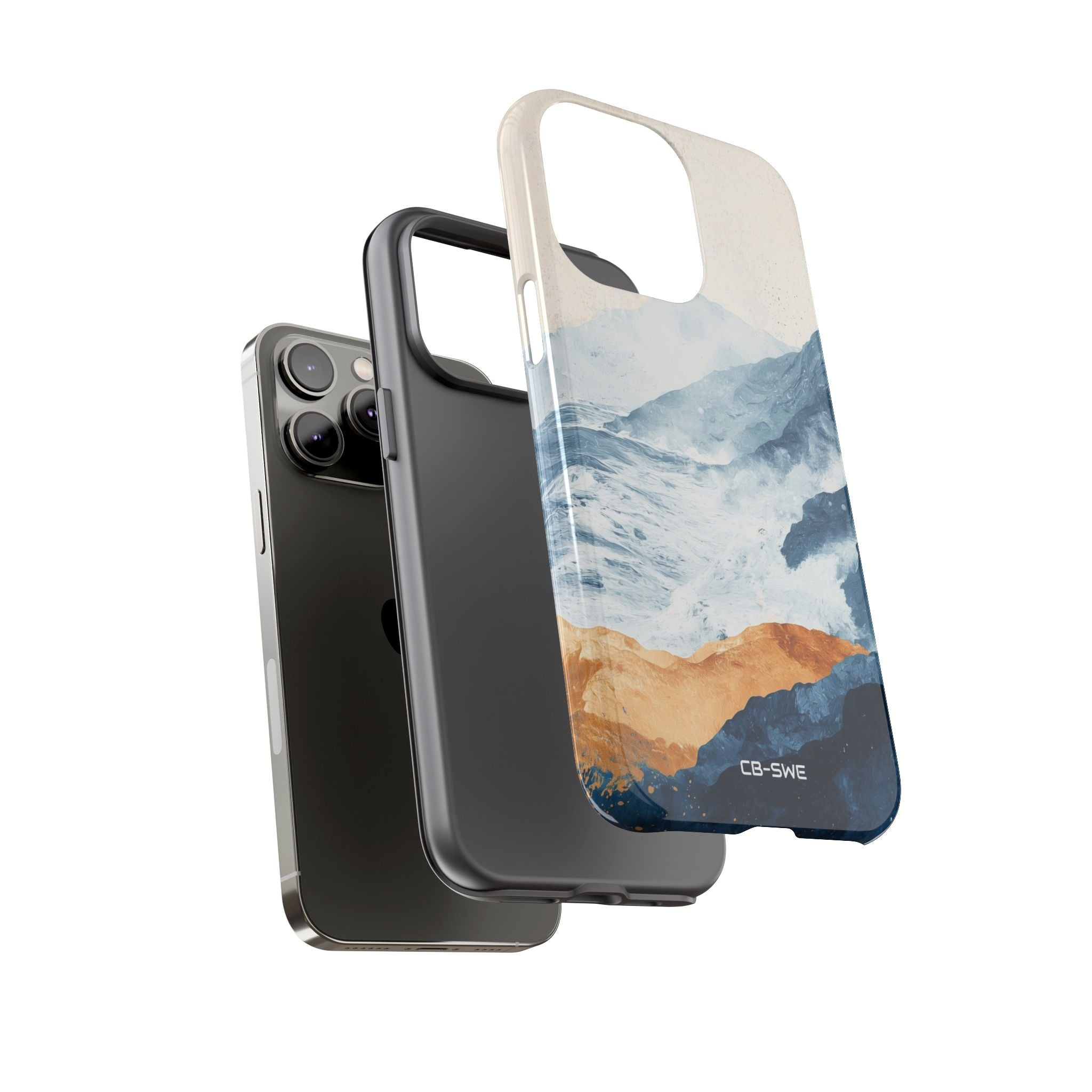 Waves Embrace Shore - iPhone Case