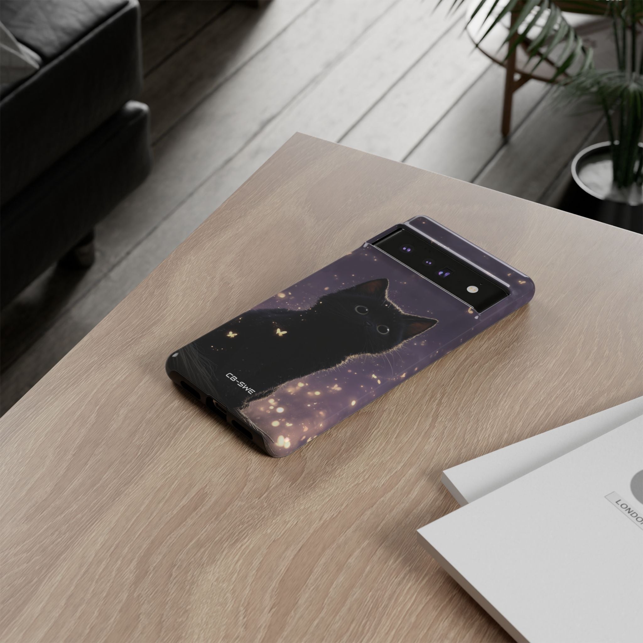 Whimsical Cat Soars - Google Pixel Case