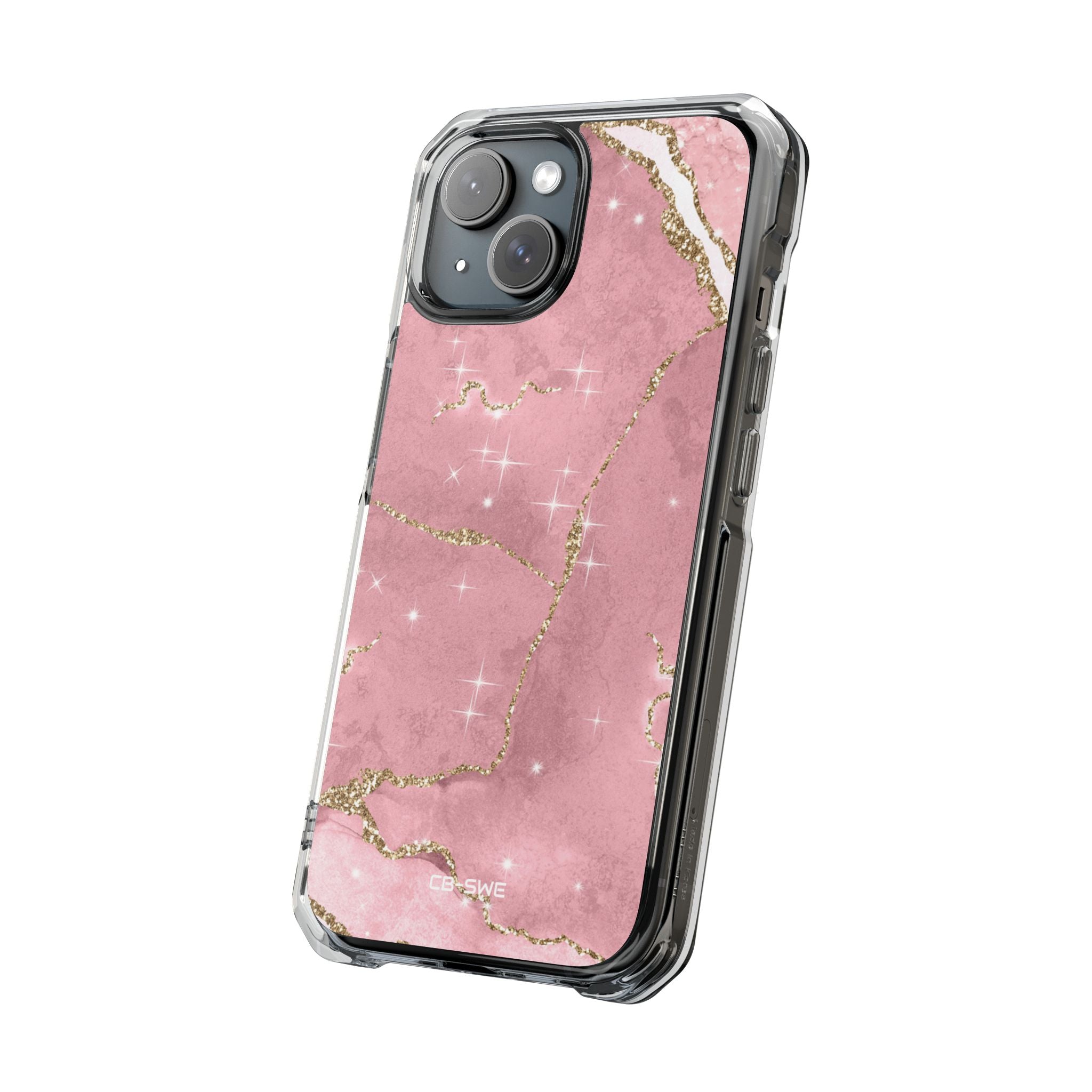 Pink Marble Luxe iPhone Case - Impact
