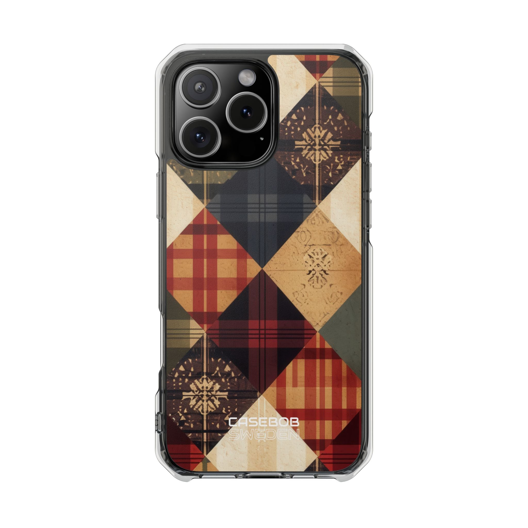 Rustic Quilt Charm iPhone 16 - Impact Clear+