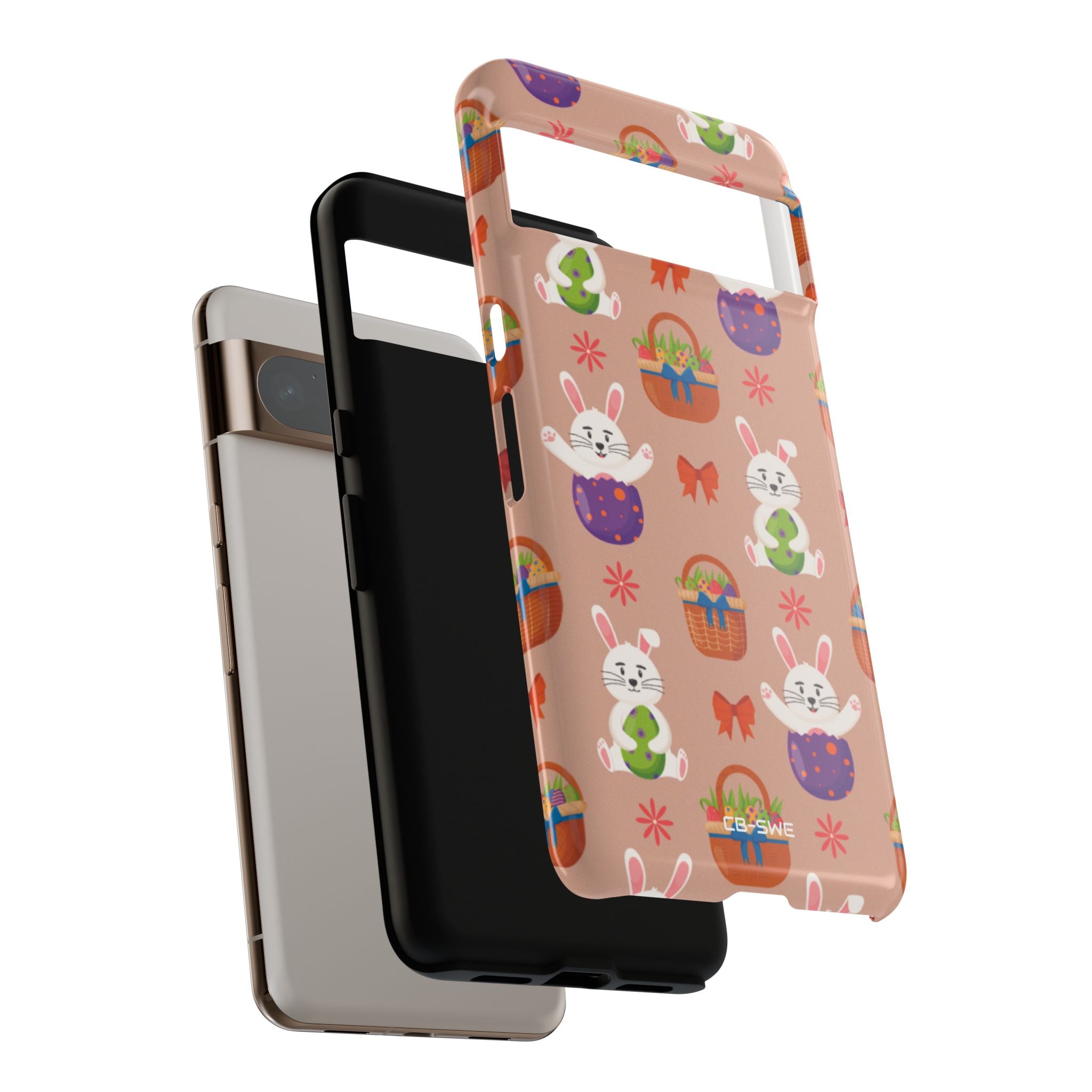 Bunnies Hold Eggs - Google Pixel Case