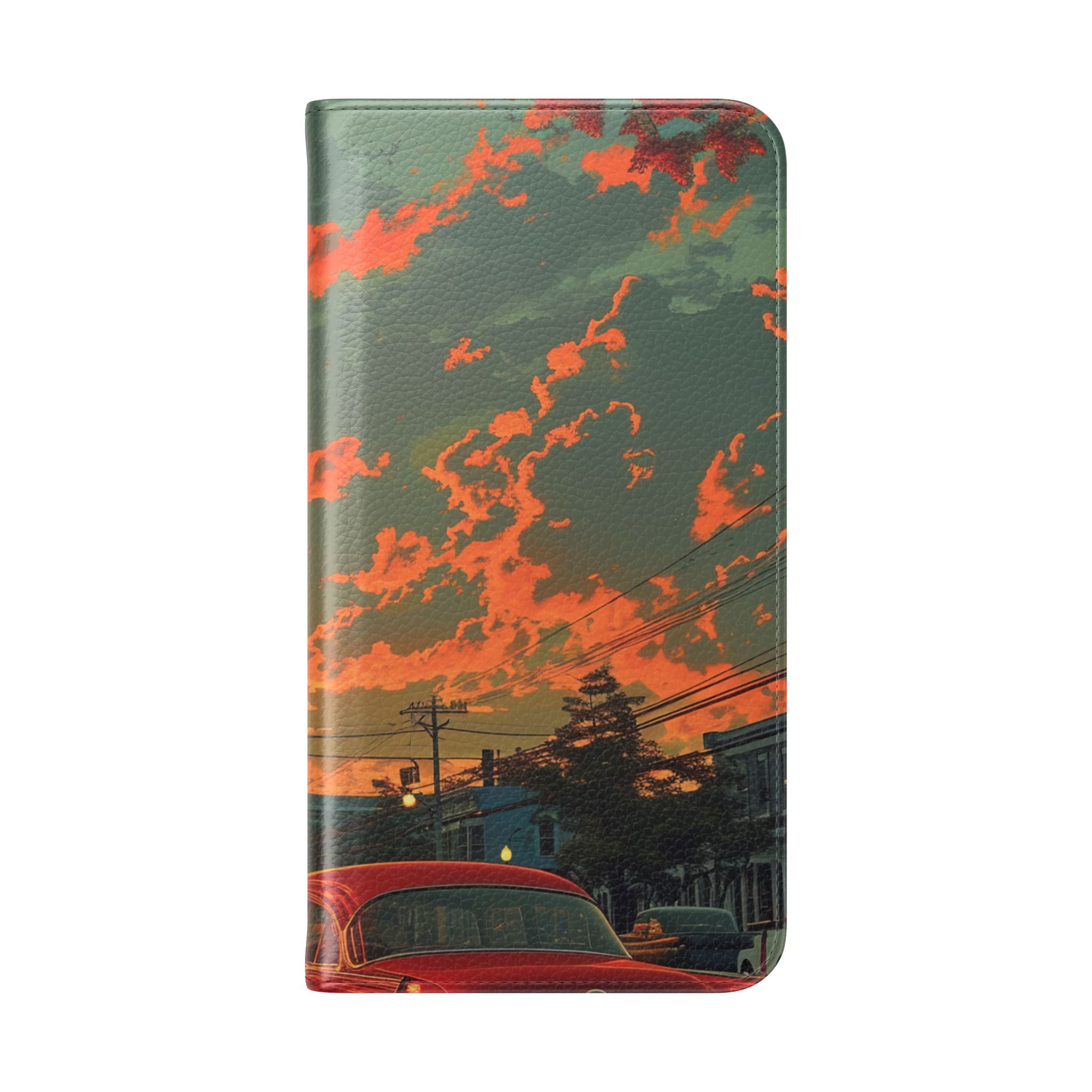 Crimson Classic Glow - Samsung S23+ Case - Lompakkotyyppinen