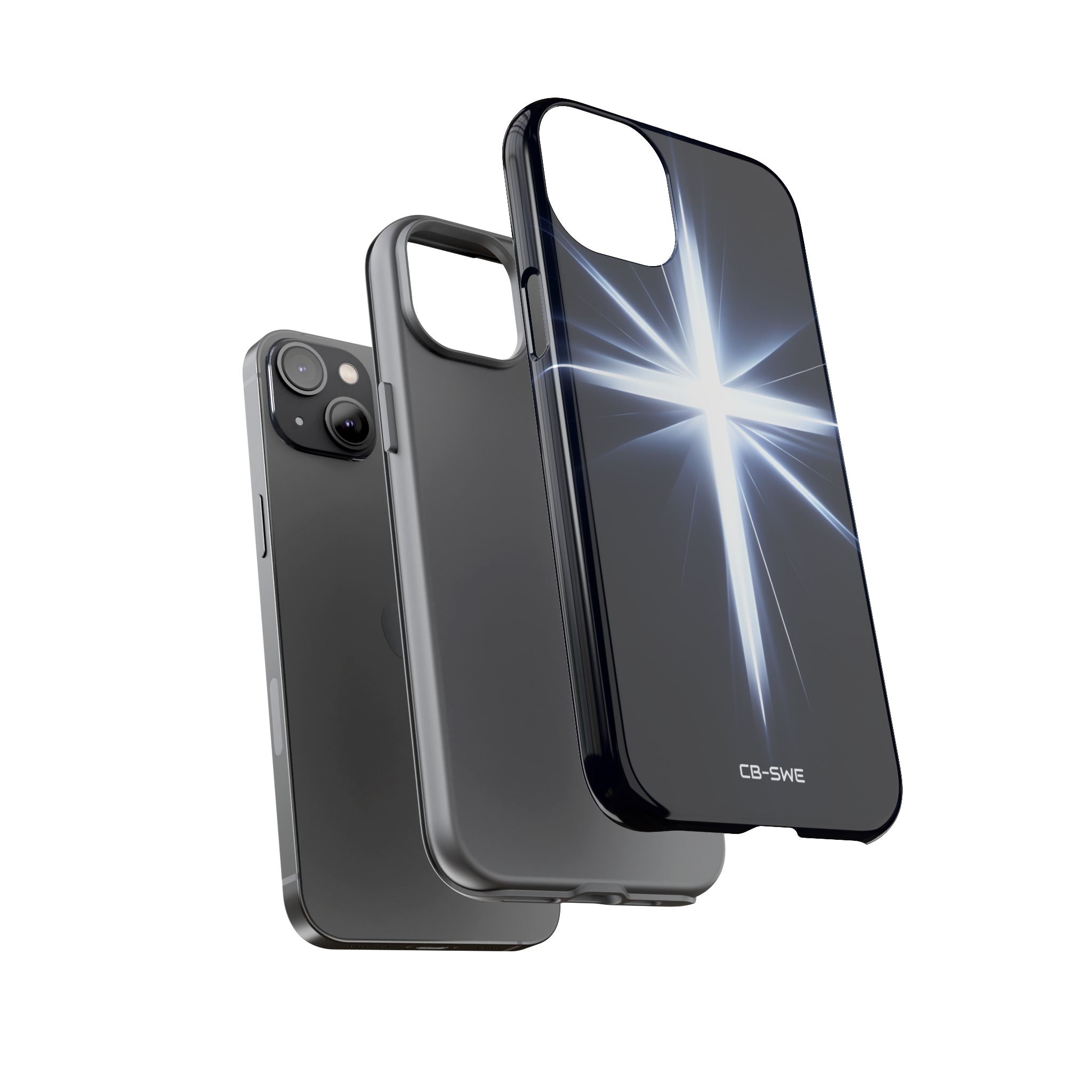 Luminous Cross Radiance - iPhone Case