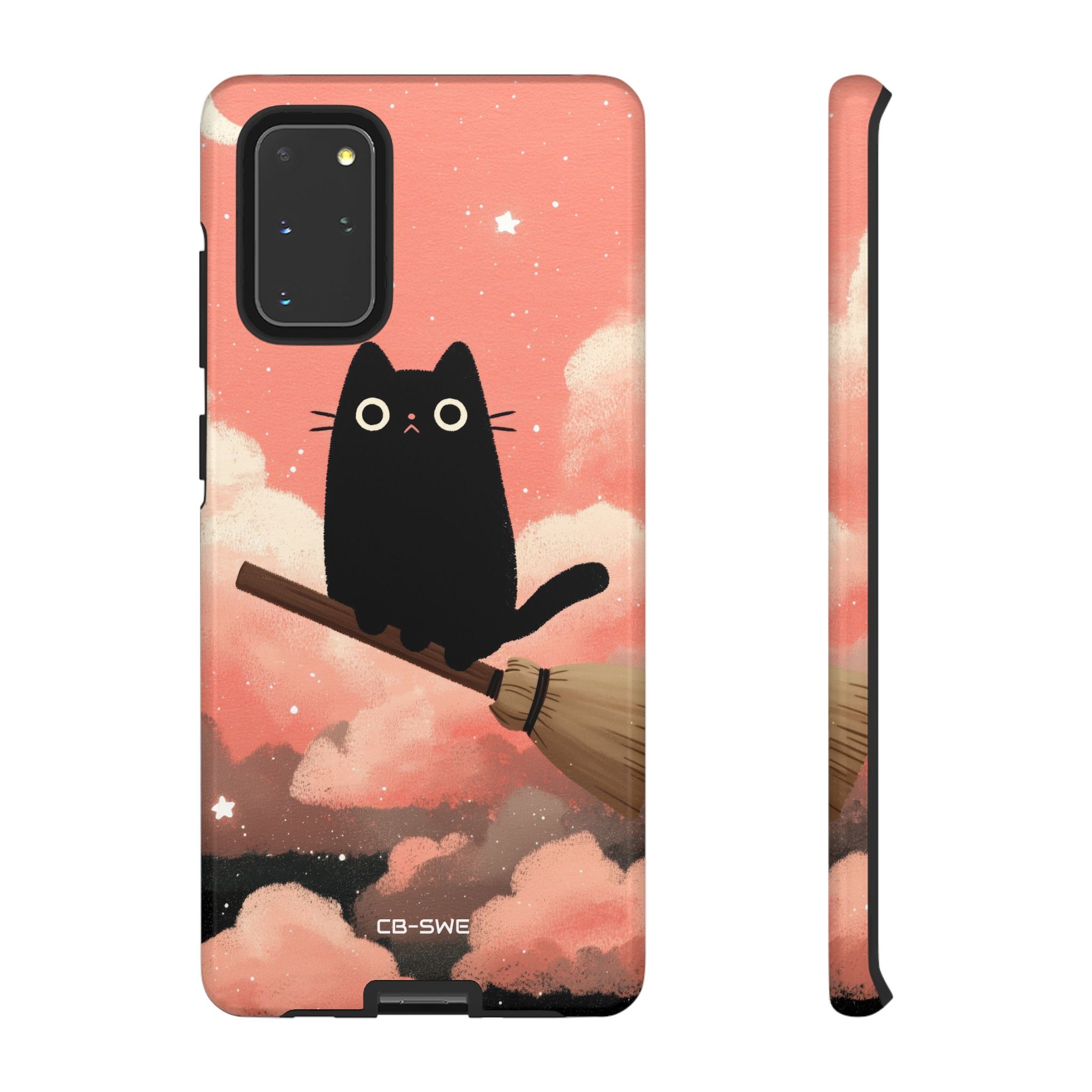 Cat Rides Broom - Samsung Case