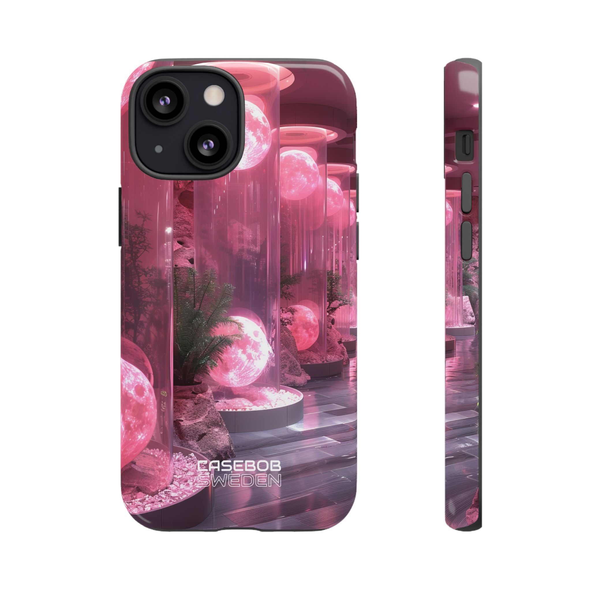 Futuristic Moon Garden iPhone 13 - Tough