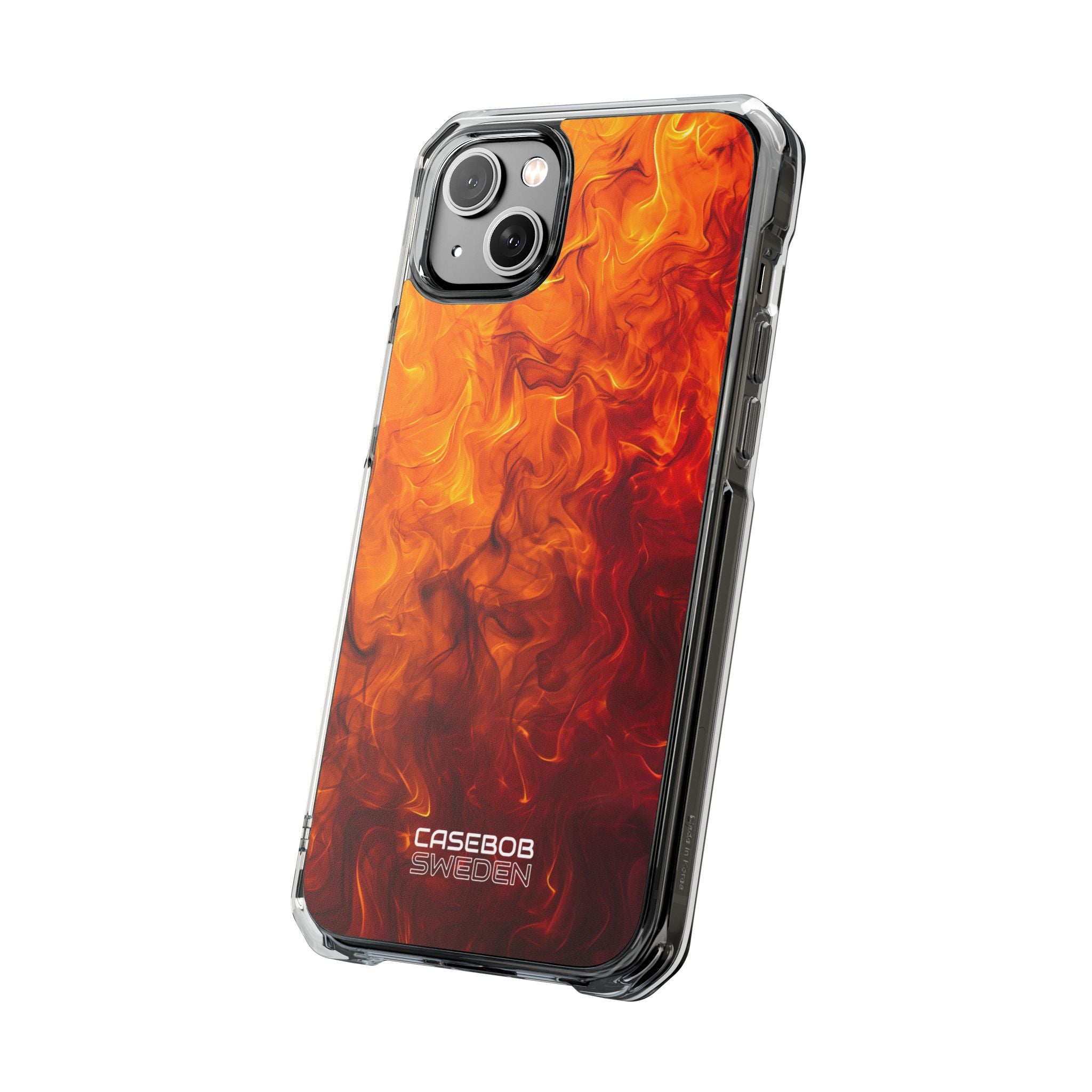 Flaming Energy Swirl iPhone 14 - Impact Clear+