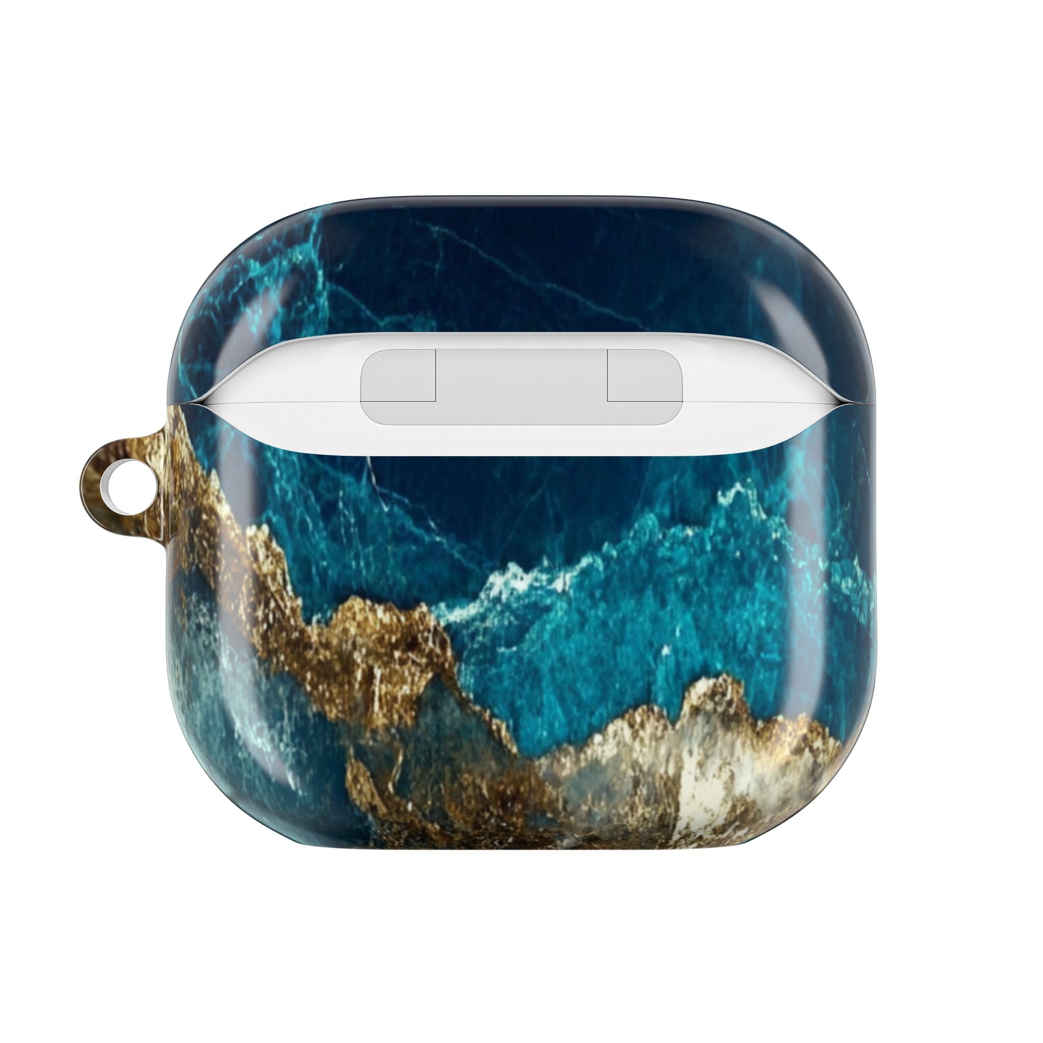 Golden Fracture Teal - AirPods Case