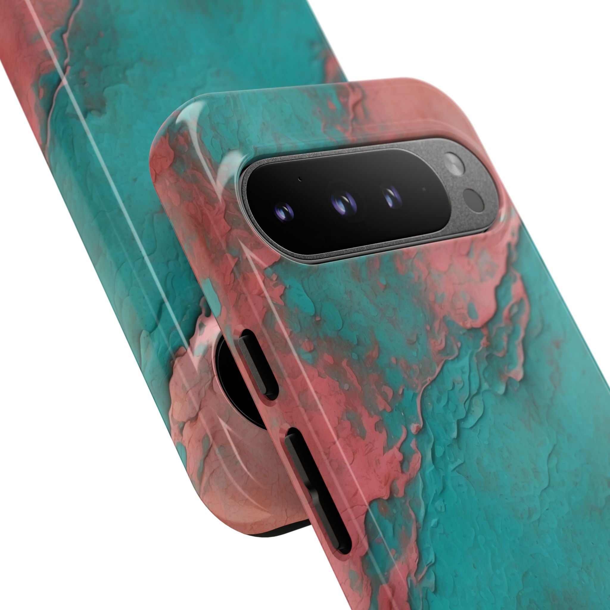 Turbulent Coral Flow - Google Pixel Case