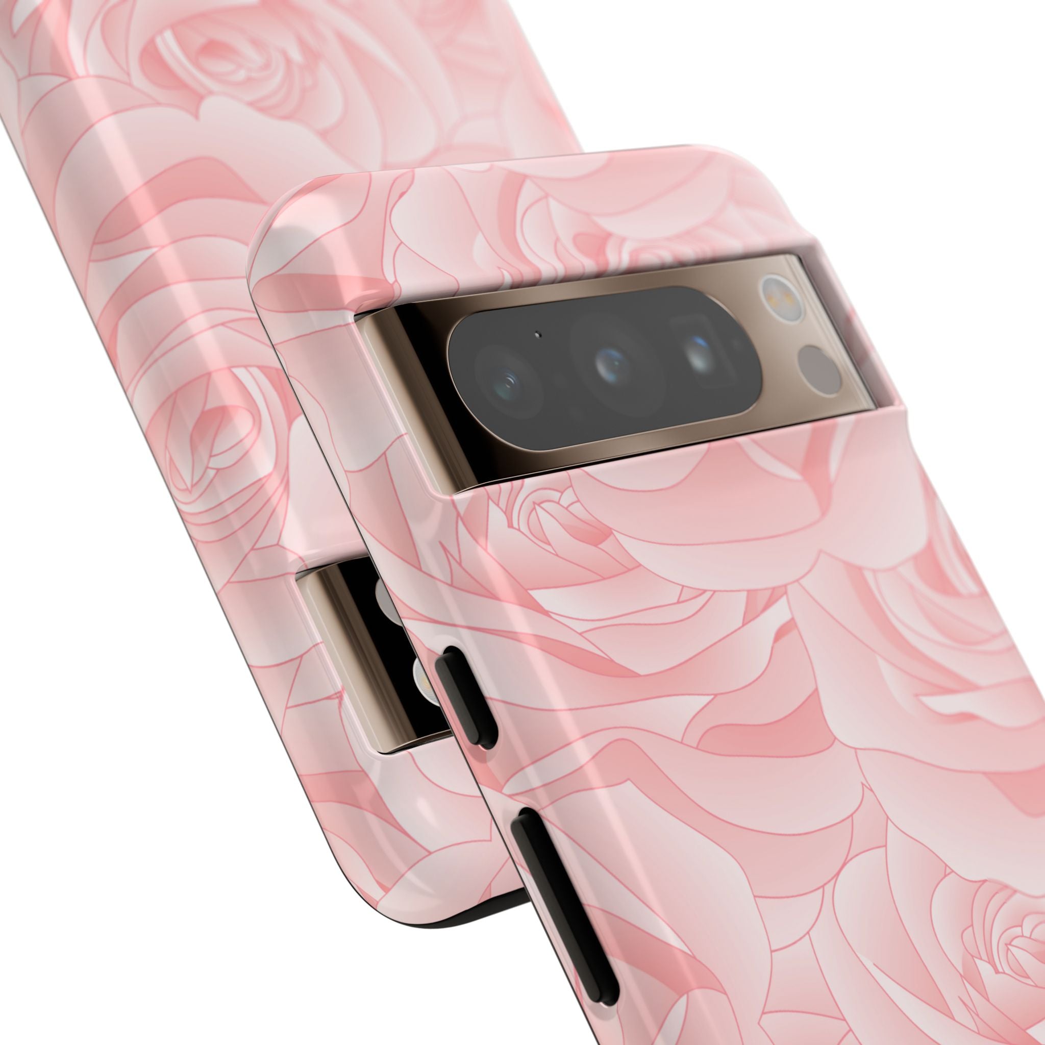 Elegant Pink Roses - Google Pixel Case