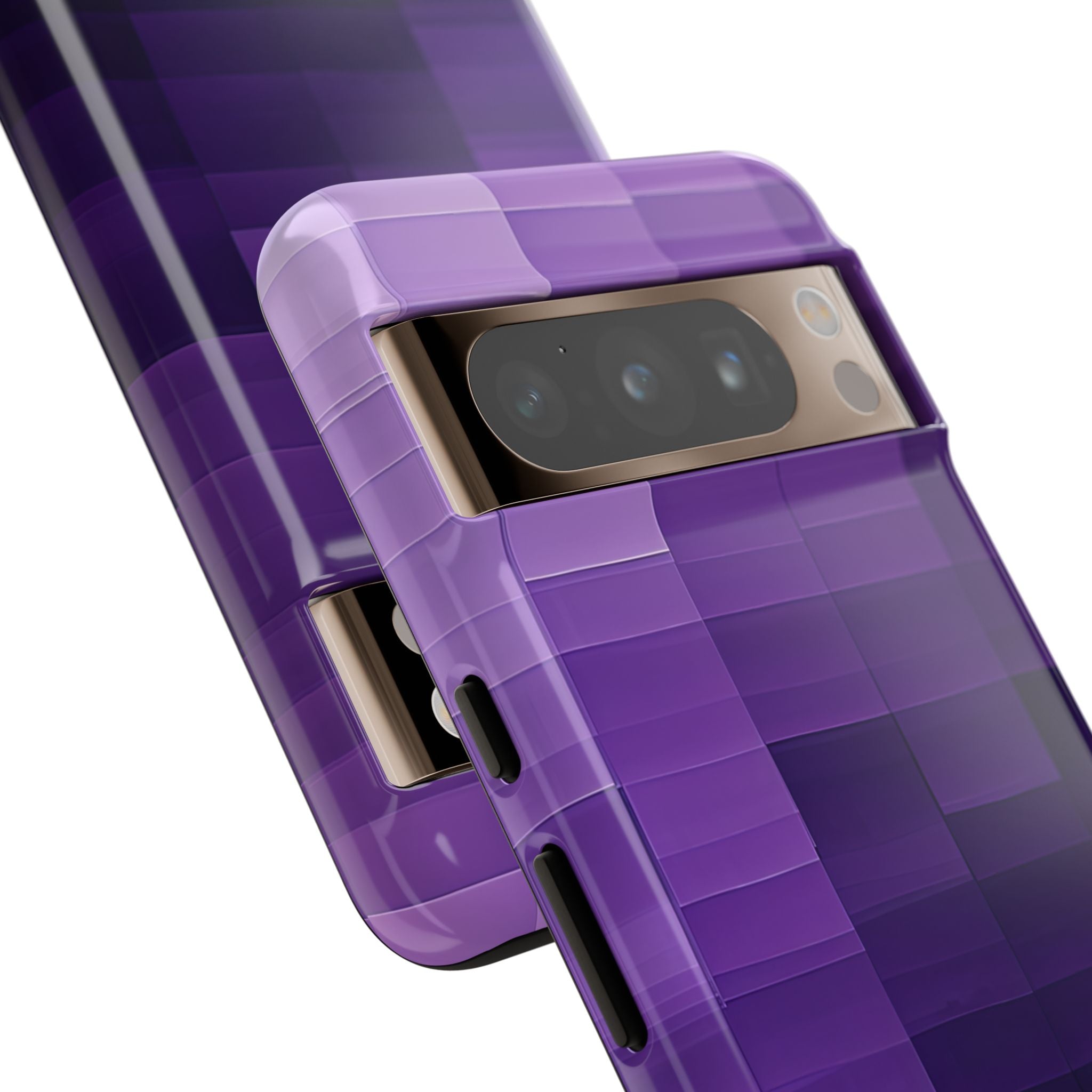 Purple Horizon Grid Google Pixel 8 - Tough