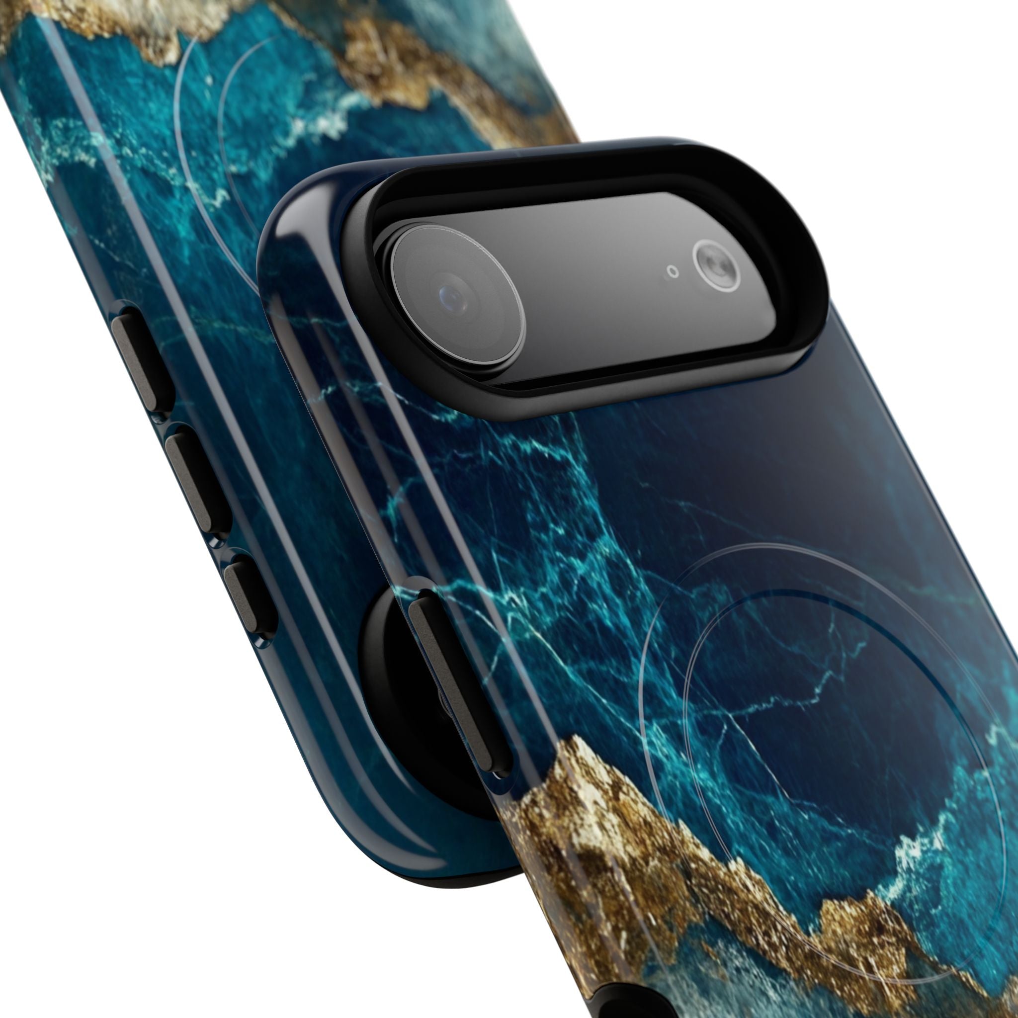 Jagged Gold Split iPhone 17 Air Case - Tough+