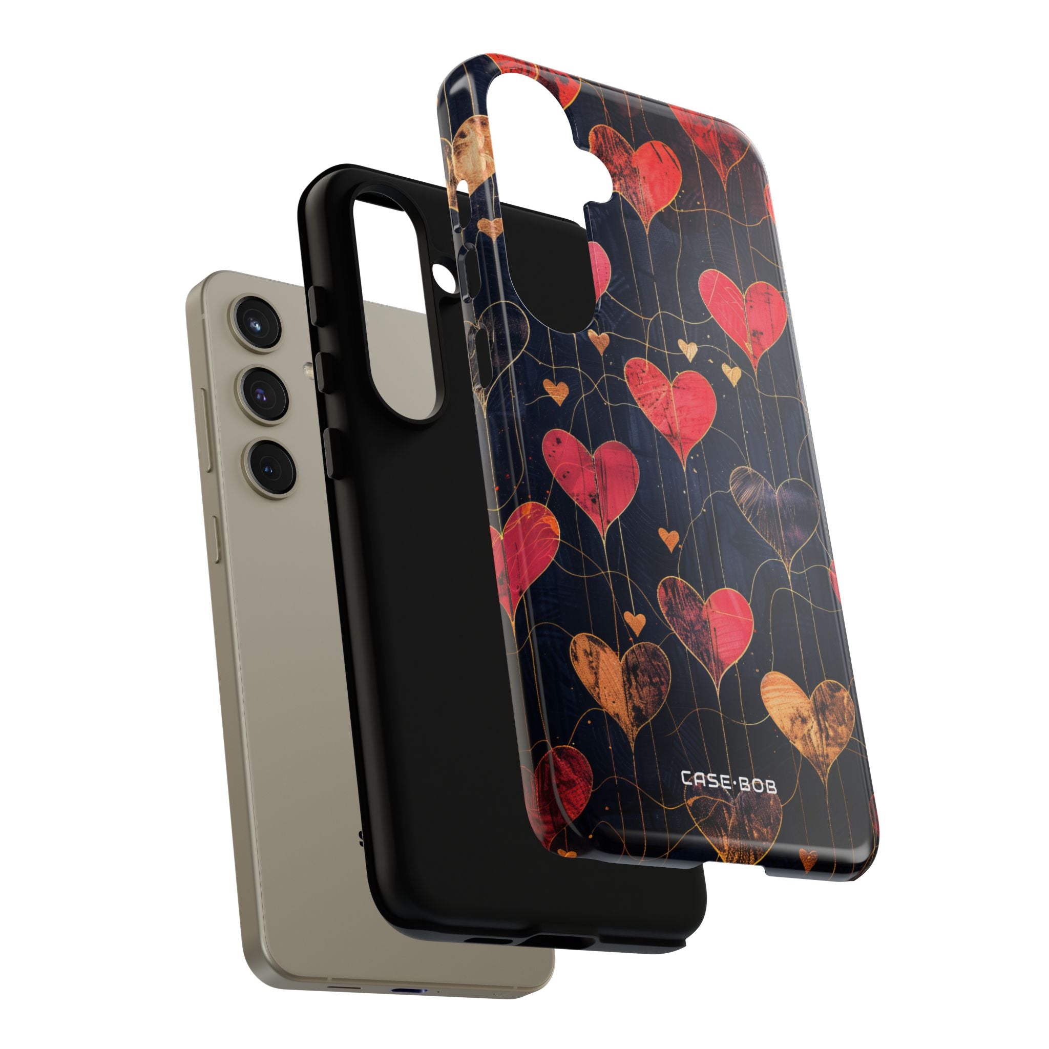 Golden Hearts Network Samsung S24 Plus Case - Tough
