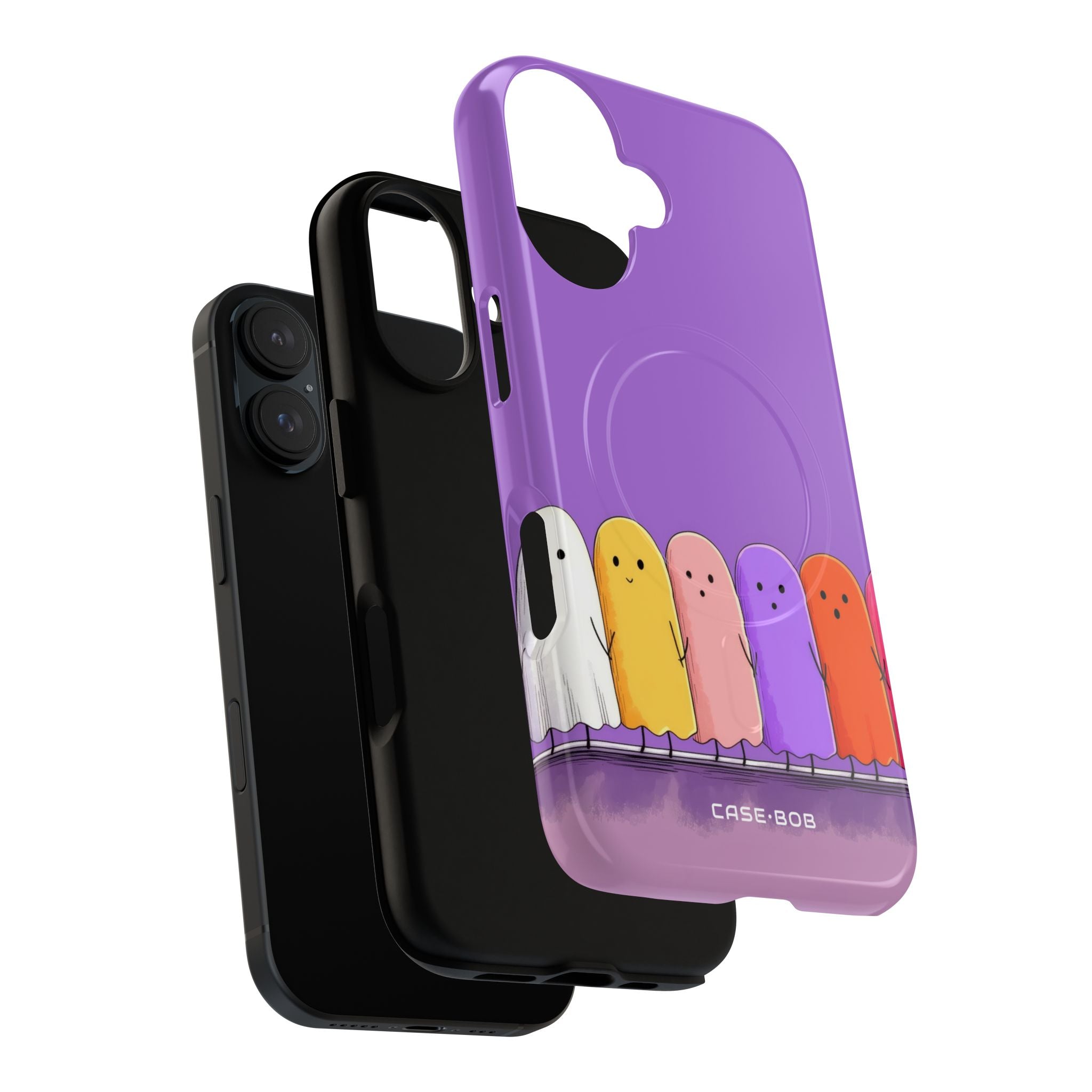 Colorful Ghosts iPhone 16 Case - Tough+