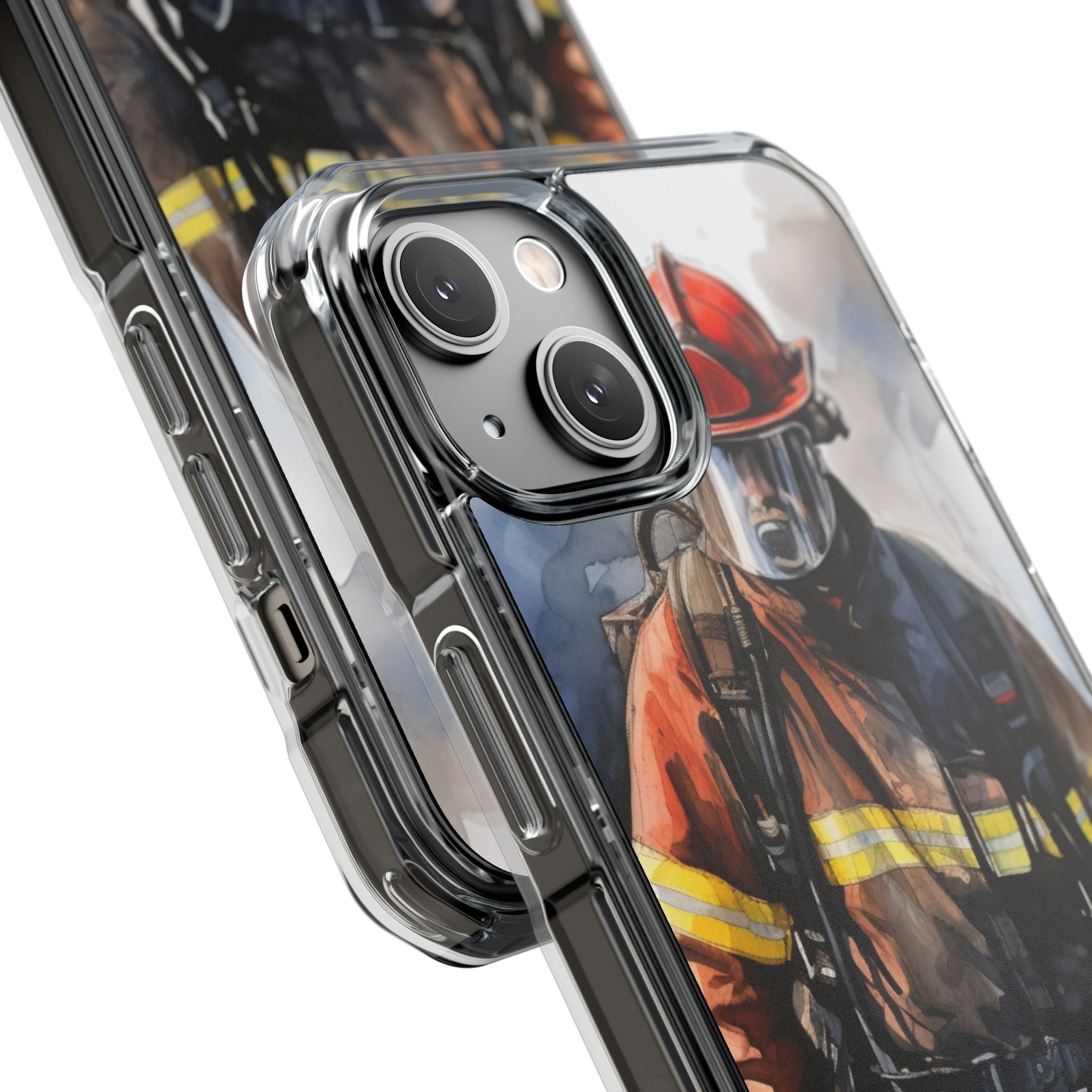 Firefighter In Motion iPhone Case - Impact