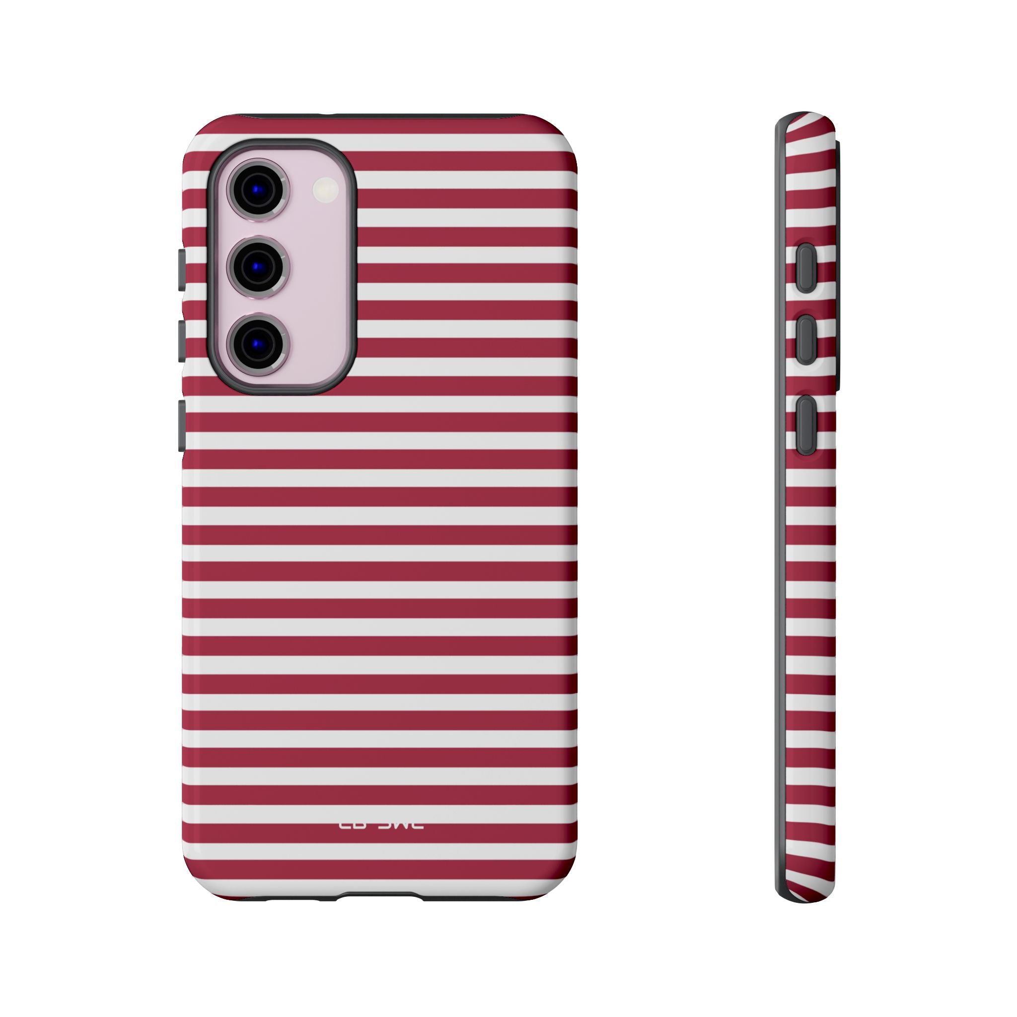 Crimson Stripes Flow - Samsung Case