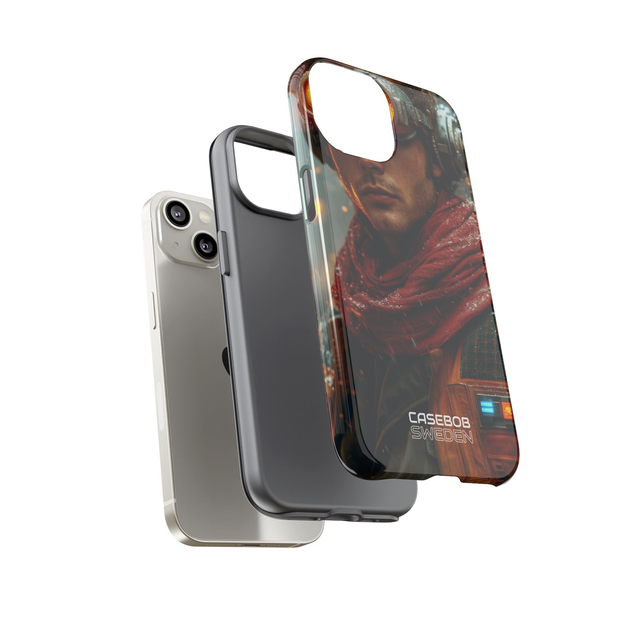 Futuristic Steampunk Explorer iPhone 14 - Tough