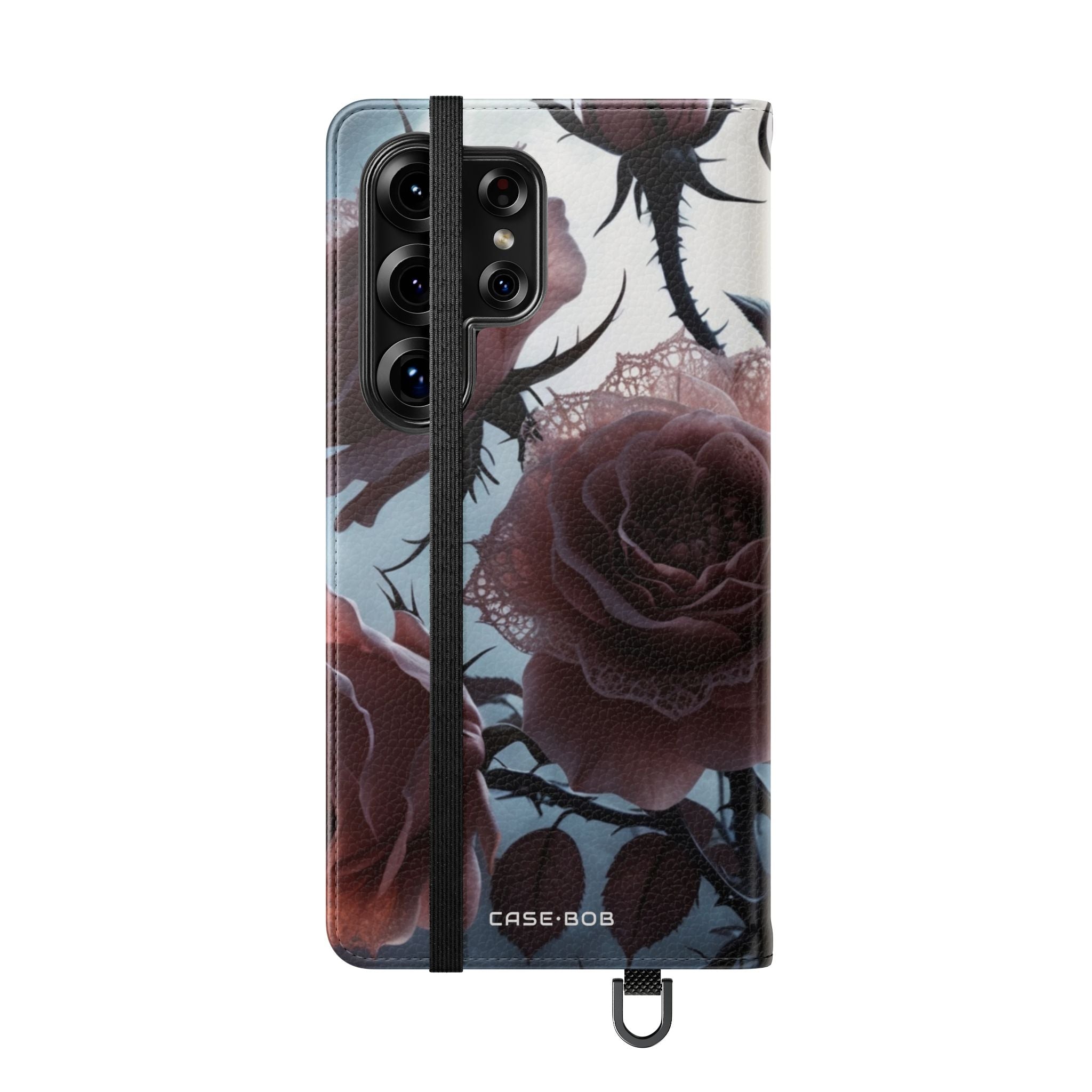 Lace Rose Moonlight - Samsung S25 Ultra Case - Lompakkokotelo