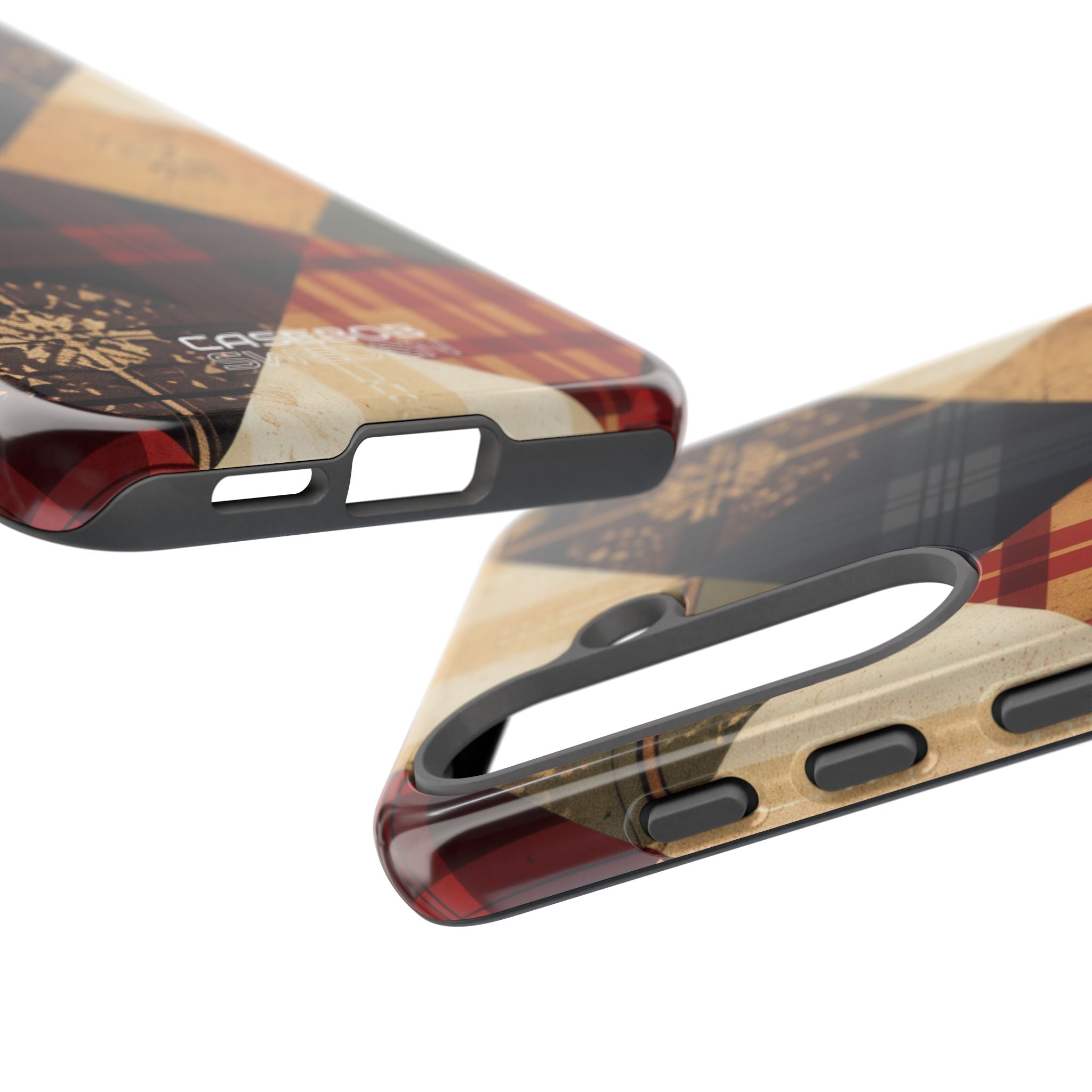 Rustieke Quilt Charme Samsung S25 - Tough