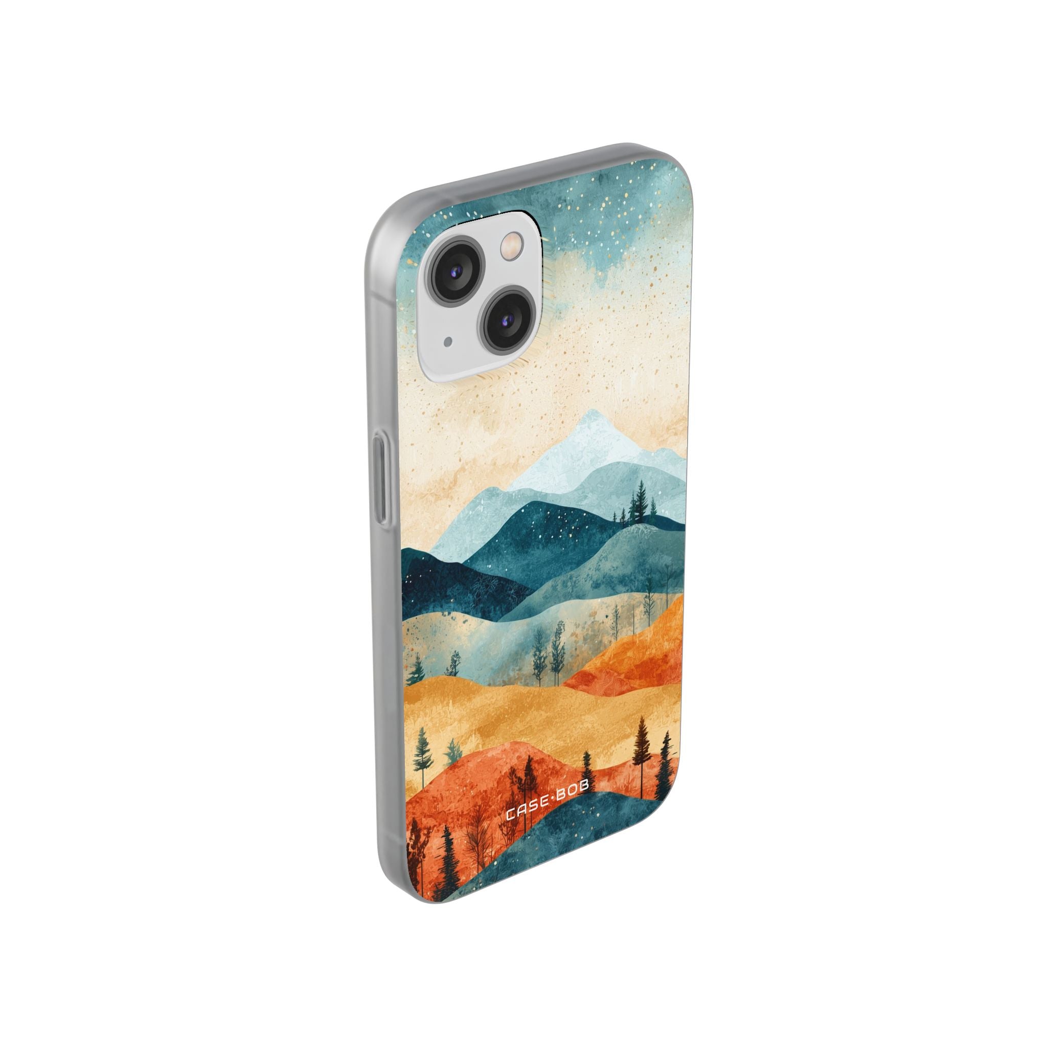 Moonlit Mountains iPhone 14 Case - Soft